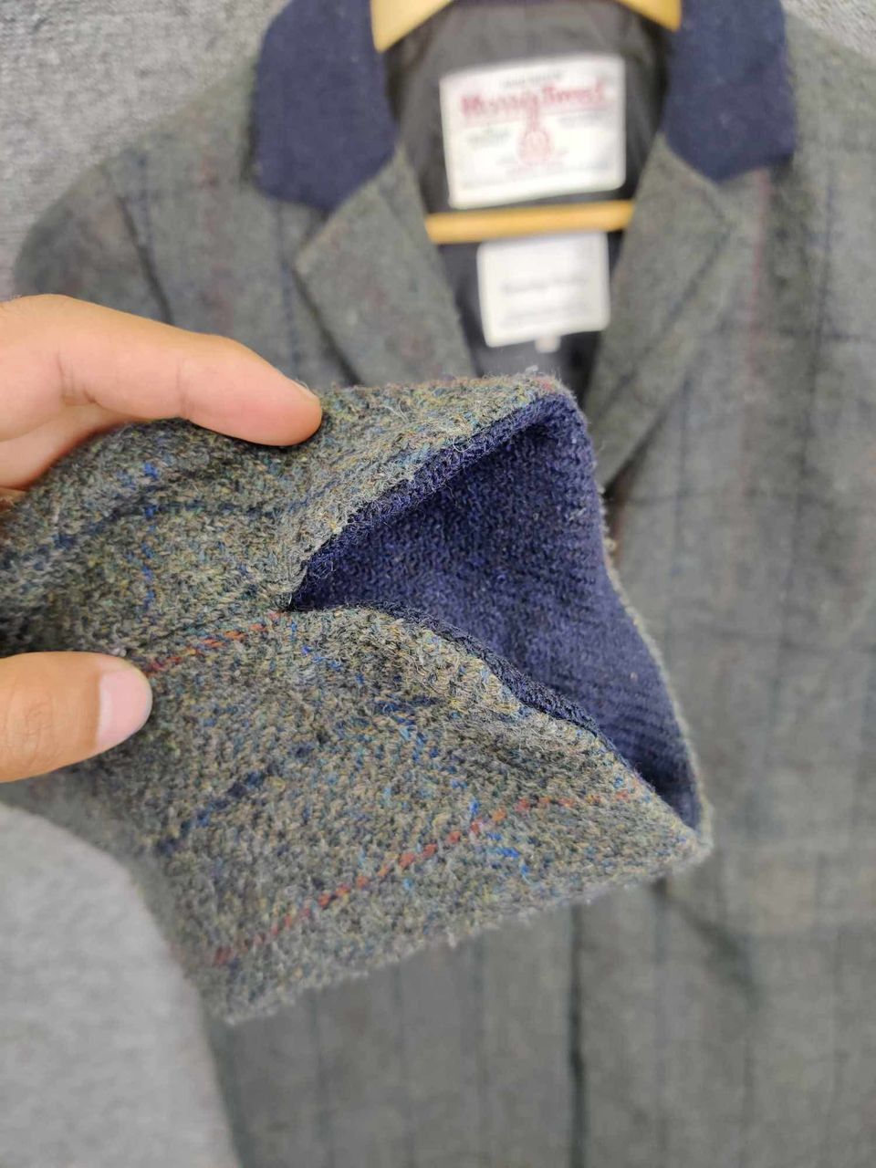 Harris Tweed Harris Tweed x Sevendays Sundays Plaid Wool Long Coat Size US L / EU 52-54 / 3 - 9 Thumbnail