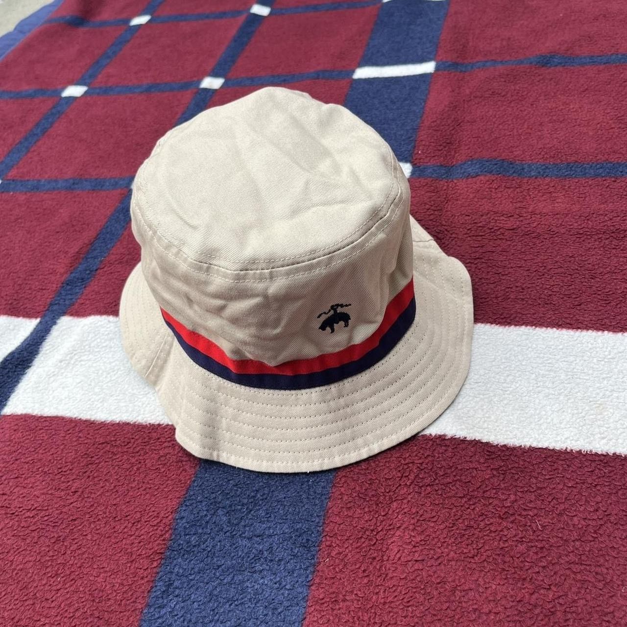 Brooks Brothers Brooks Brothers REVERSIBLE navy beige Bucket hat embroidered Size ONE SIZE - 2 Thumbnail
