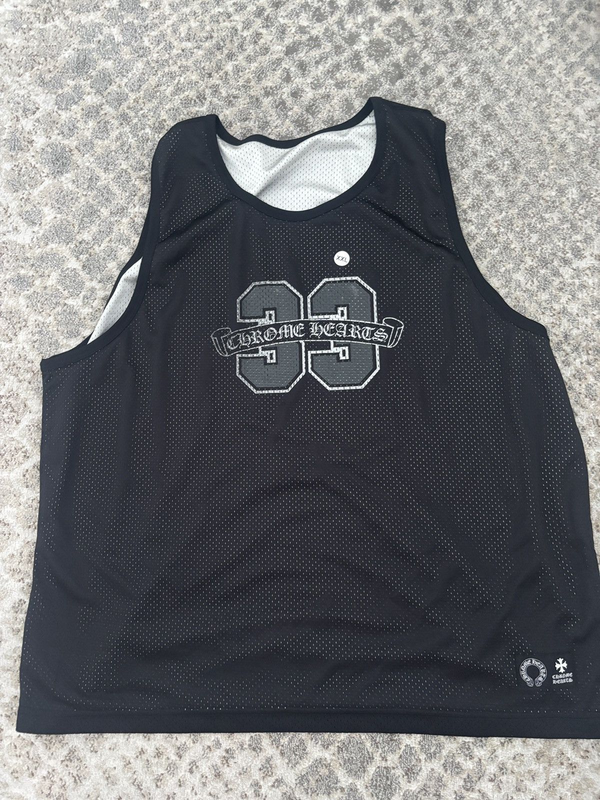 Chrome Hearts Black and grey reversible chrome heart jersey Size US XXL / EU 58 / 5 - 1 Thumbnail
