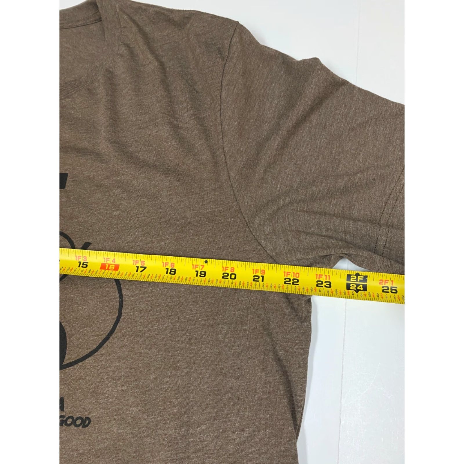 Vintage Canvas Mens T-Shirt XL Brown Cotton Solid Crew Neck Short Sleeve Logo Hoodie Hip Hop Box Theme Size US XL / EU 56 / 4 - 4 Thumbnail