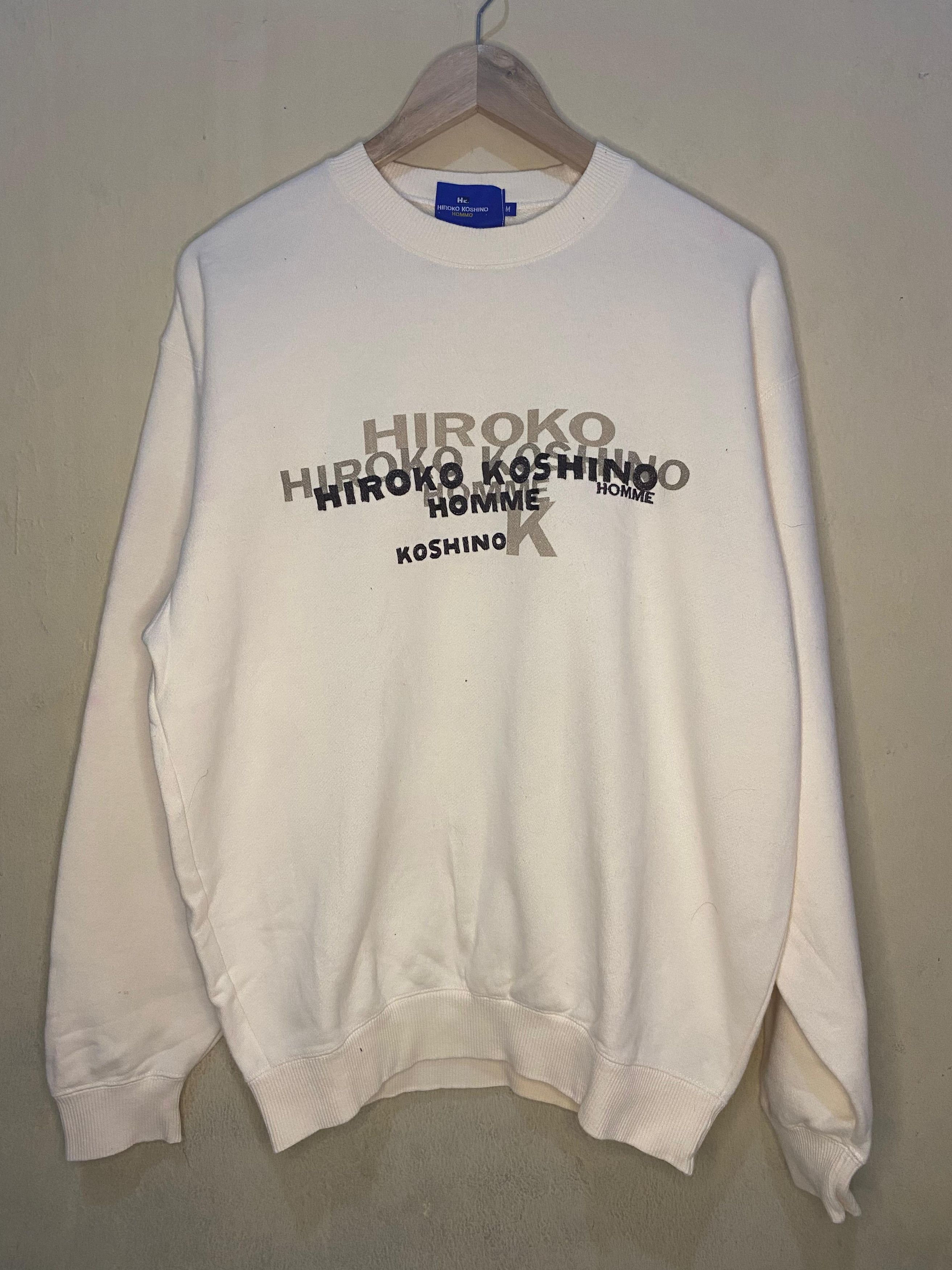Hiroko Koshino Homme Hiroko Koshino Sweatshirt Beige Color Size US M / EU 48-50 / 2 - 1 Thumbnail