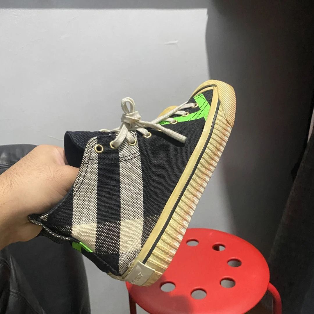Burberry Burberry Bourne Cotton High-Top 8 Size US 8 / EU 41 - 6 Thumbnail