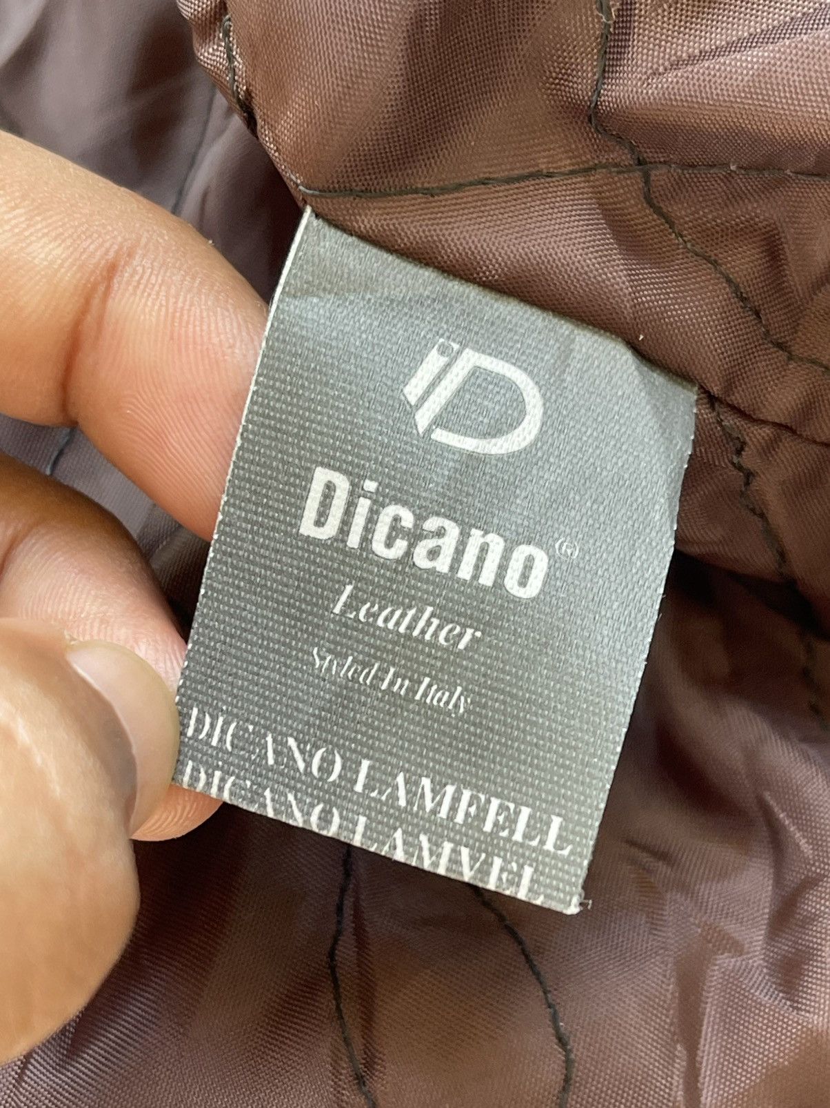Japanese Brand 🔥Vintage Dicano Italy Real Lamb Leather Jacket Size US M / EU 48-50 / 2 - 9 Thumbnail
