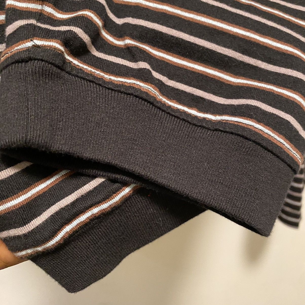 Supreme Supreme Thin Stripe Longsleeve Top Black Size US L / EU 52-54 / 3 - 4 Thumbnail