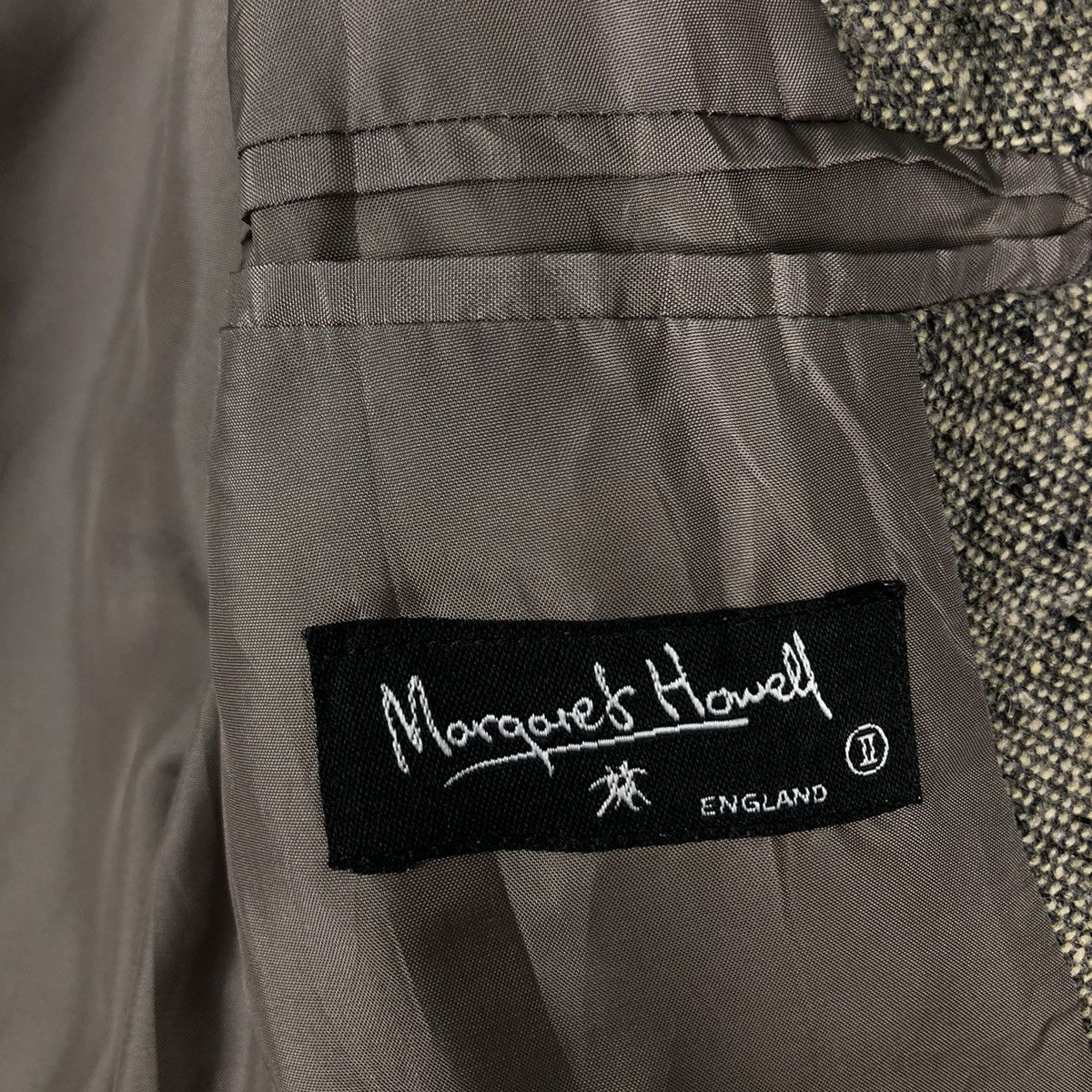 Margaret Howell 🔥Rich Grey - Long Coats Fly Jackets Wool Herringbone Belted Size US M / EU 48-50 / 2 - 16 Thumbnail