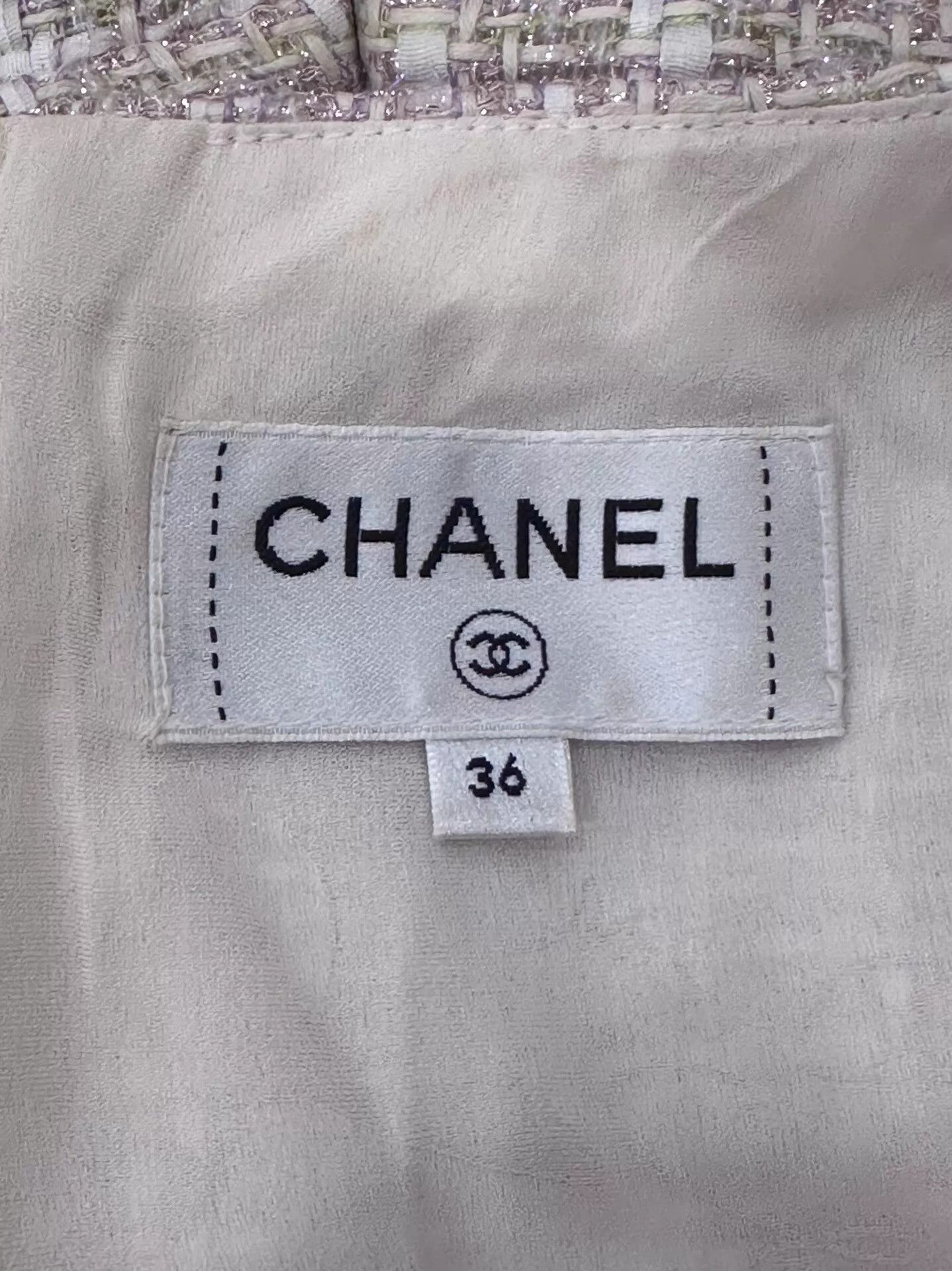 Chanel Chanel Waterfall Women's Sleeveless Mink Gray Jumpsuit 36 Size 26" / US 2 / IT 38 - 5 Thumbnail