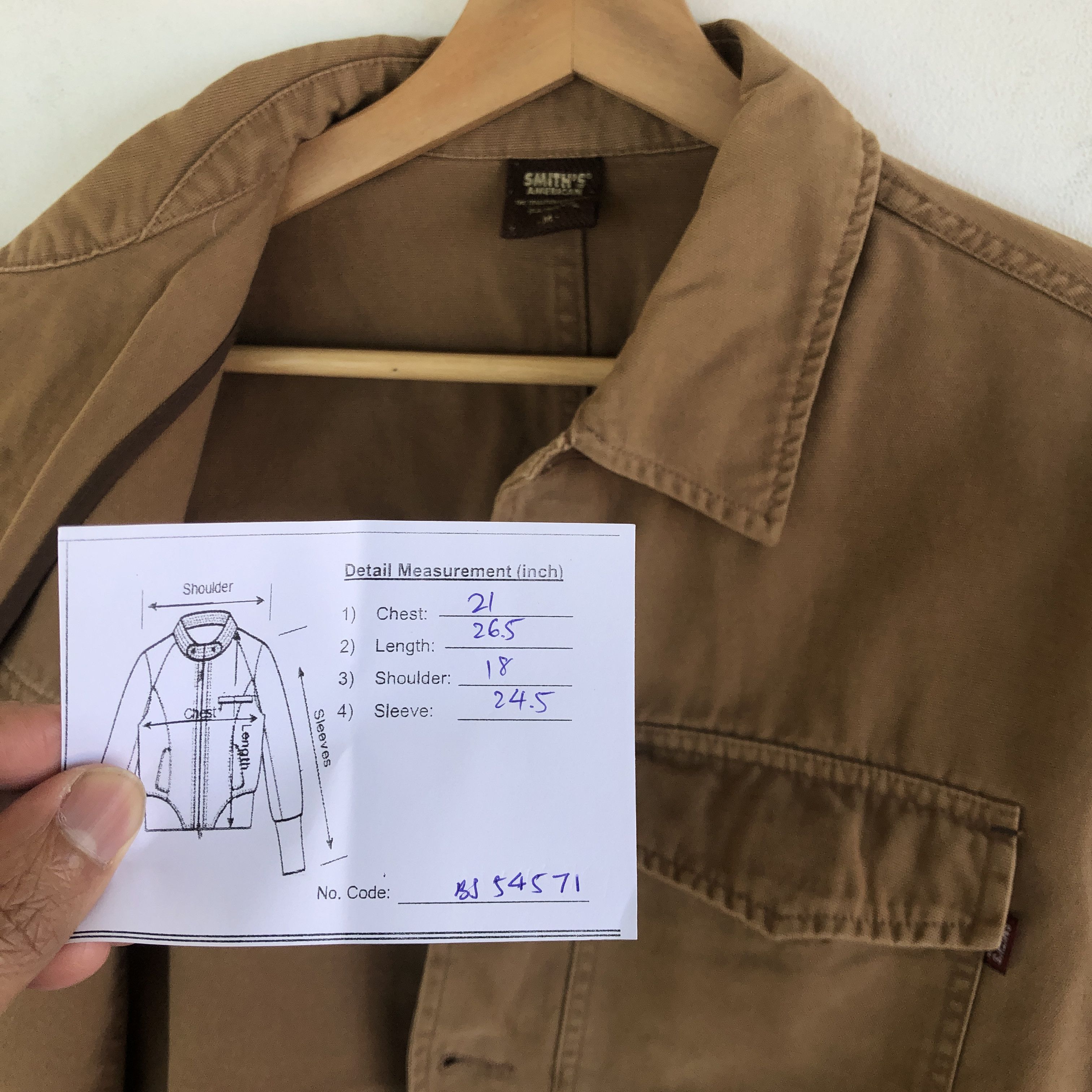 Japanese Brand × Vintage Vintage Smith American Chore Cotton Jacket Size US M / EU 48-50 / 2 - 11 Thumbnail