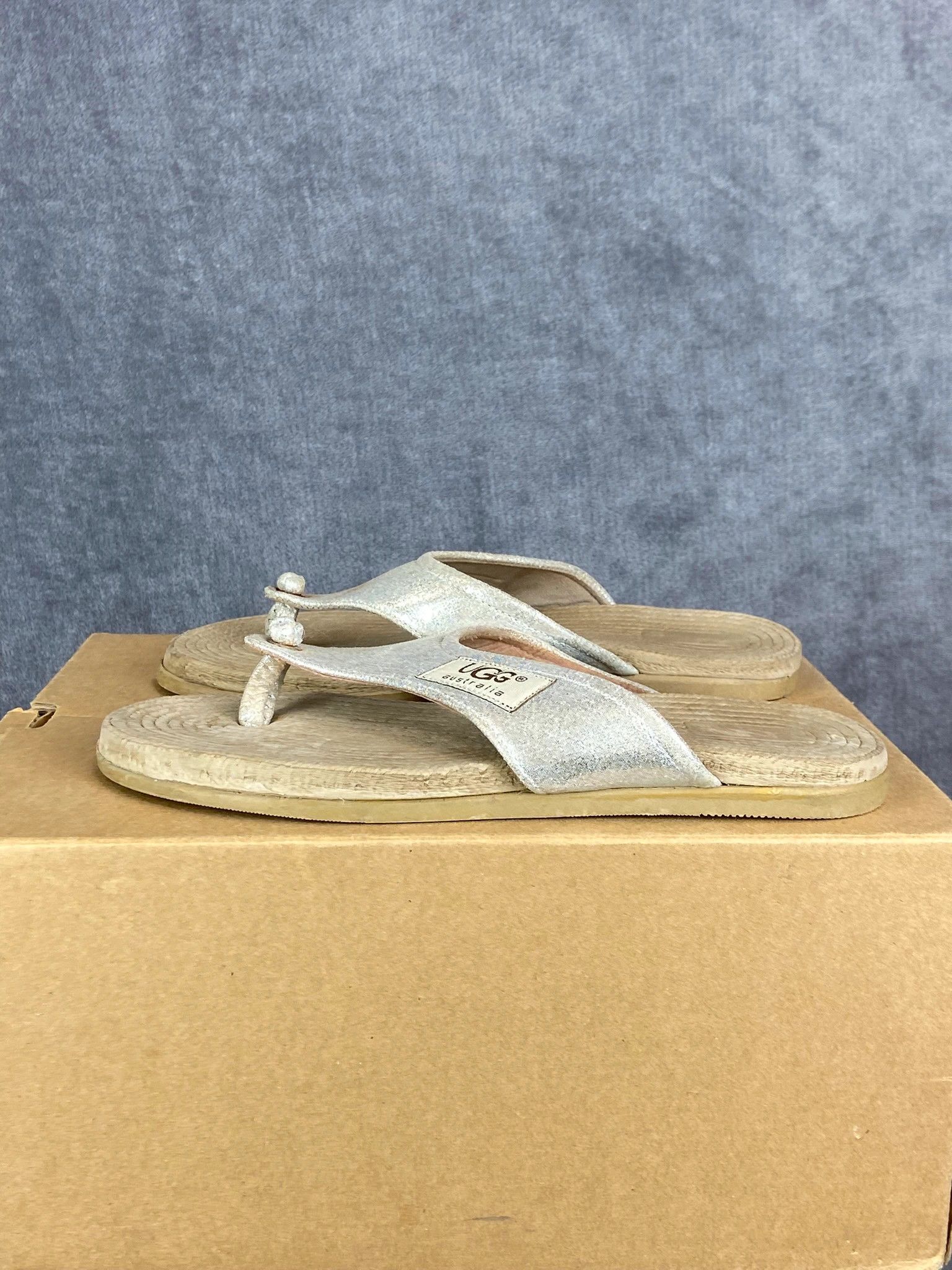 Ugg Birkenstock Brown Leather Sandals Size 38 Size US 5.5 / EU 38 - 2 Thumbnail