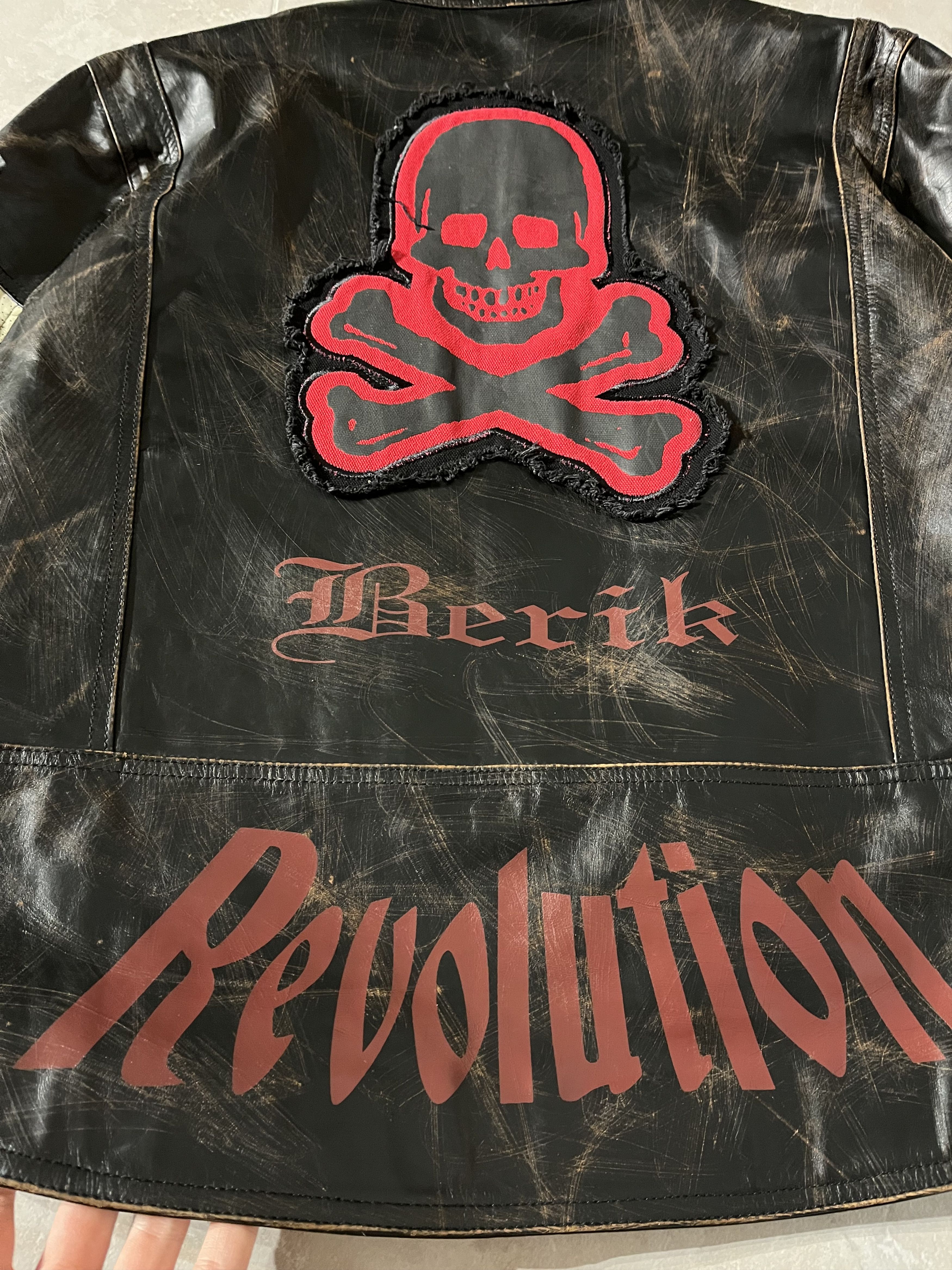 Other Berik Biker Leather Jacket Size US XL / EU 56 / 4 - 6 Thumbnail