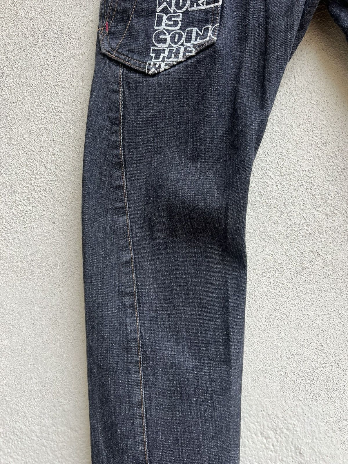 Japanese Brand Rare! Rimaster Japan Triple Waist Denim Jeans Size US 32 / EU 48 - 9 Thumbnail