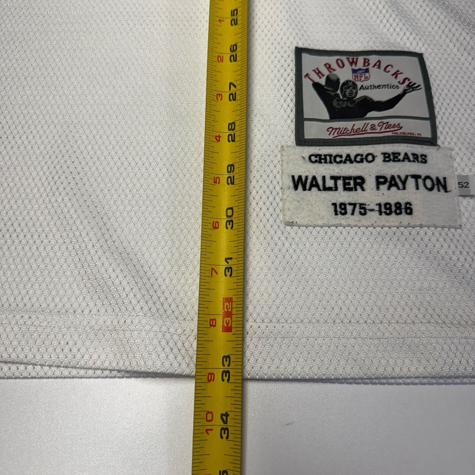 Mitchell & Ness Walter Payton Chicago Bears Mitchell Ness Throwback Stitched Size US XL / EU 56 / 4 - 11 Thumbnail