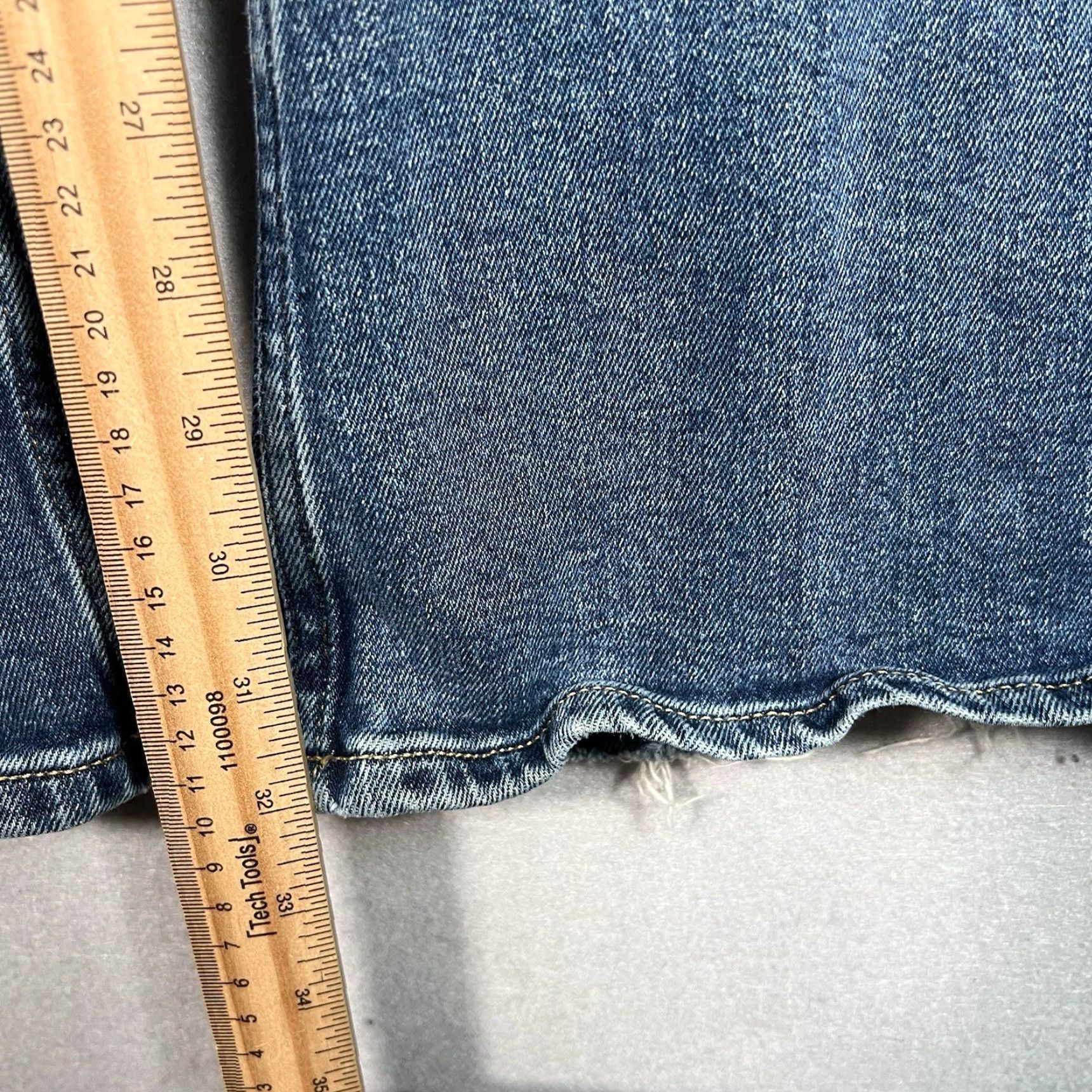 Mango Mango MNG Selection Flare Leg Jeans Womens 4 Blue Medium Wash High Waist Denim Cotton Blend Regular Size 4 Womens Size 27" / US 4 / IT 40 - 5 Thumbnail