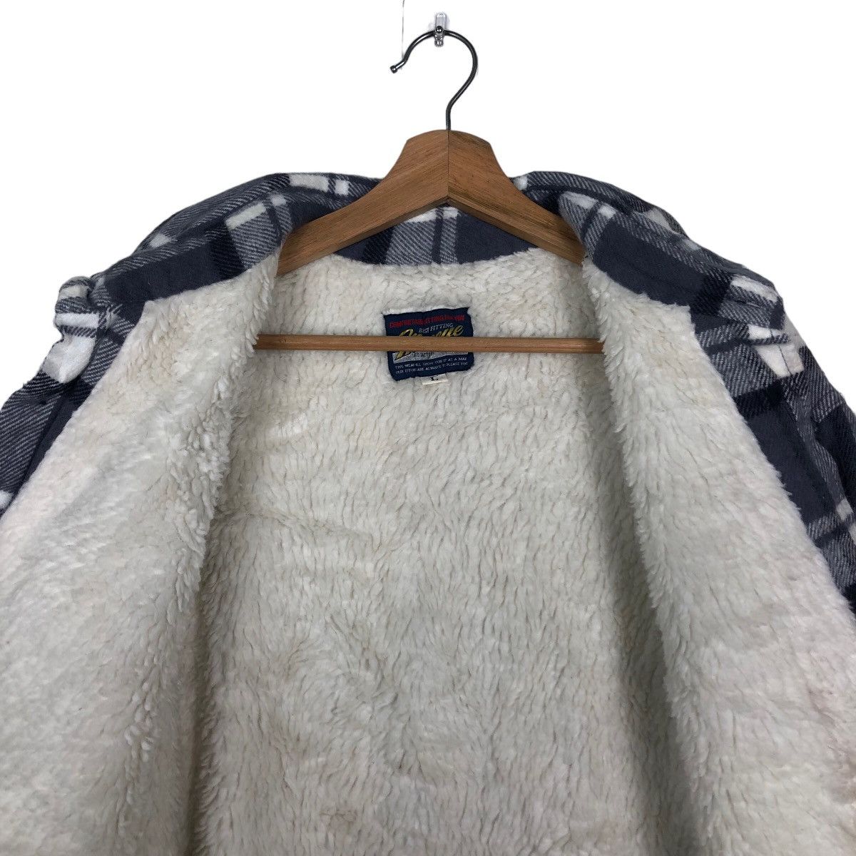 Japanese Brand 🔥90’s Vintage Flannel Mink Fur Jacket Tartan Design Maceye Size US M / EU 48-50 / 2 - 10 Thumbnail