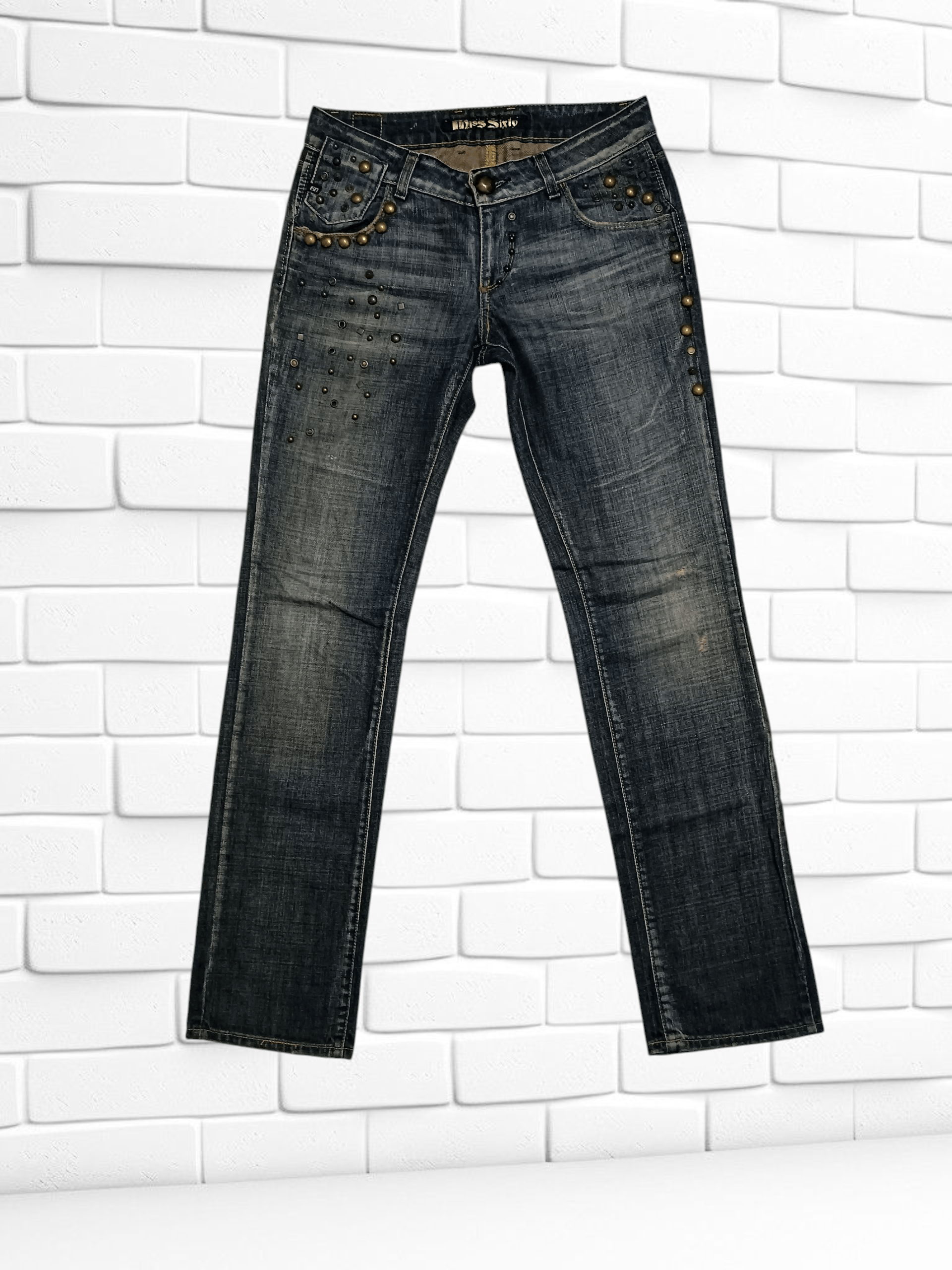 Miss Sixty Low Rise Slim Fit Embellised Gladstone
