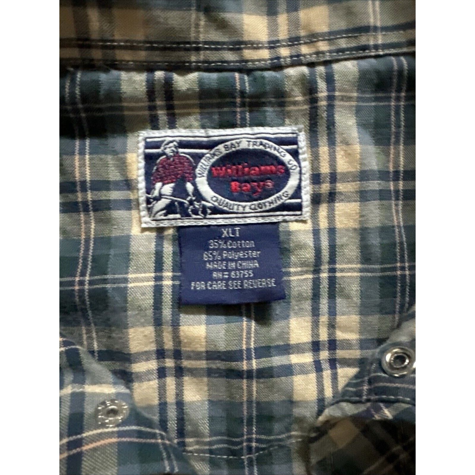 Other Williams Bay Tan Plaid Flannel Shirt Button Down Men's XL Size US XL / EU 56 / 4 - 2 Thumbnail