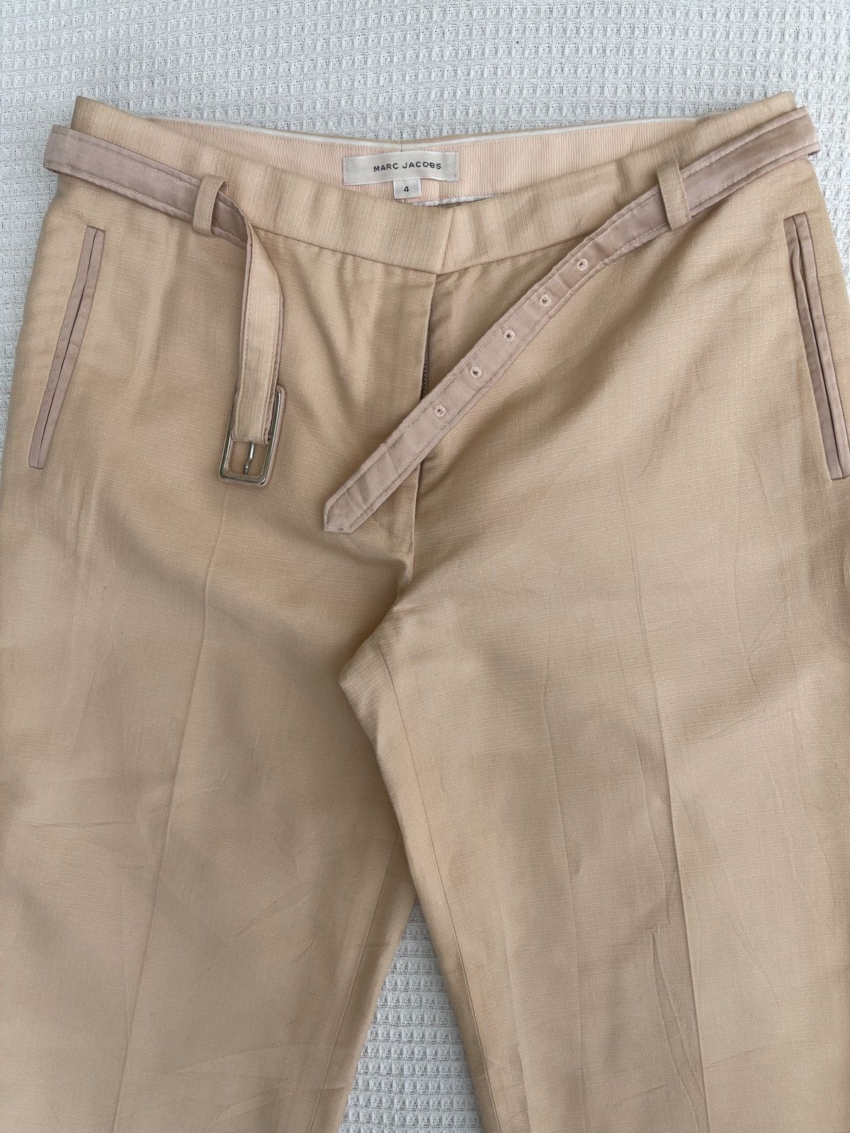 Marc Jacobs Rare🔥Combo Set Marc Jacobs Crop Pants & Belt Marc Jacobs Size 30" / US 8 / IT 44 - 4 Thumbnail