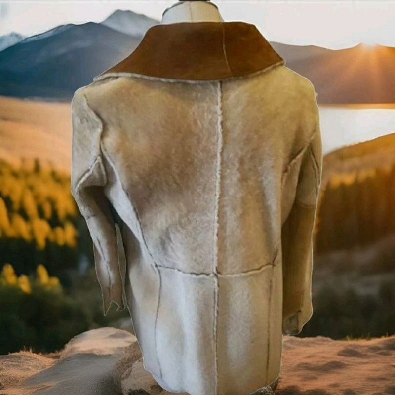 Other Unisex Reversible Shearling Leather Coat Jacket Size 40 Size US M / EU 48-50 / 2 - 4 Thumbnail