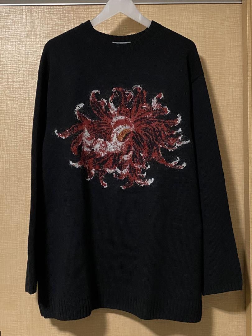 Yohji Yamamoto yohji yamamoto POUR HOMME red spider lily knit Size US L / EU 52-54 / 3 - 1 Thumbnail