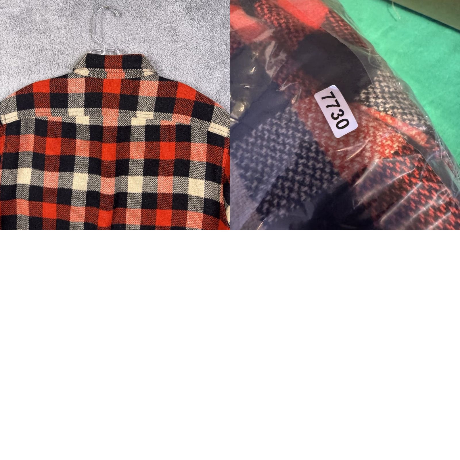 J.Crew J. Crew Shirt Jacket Mens M Wool Buffalo Plaid Mackinaw E3429 Wallace Barnes Red Wool Jacket Men M Plaid Overcoat Size US M / EU 48-50 / 2 - 9 Thumbnail