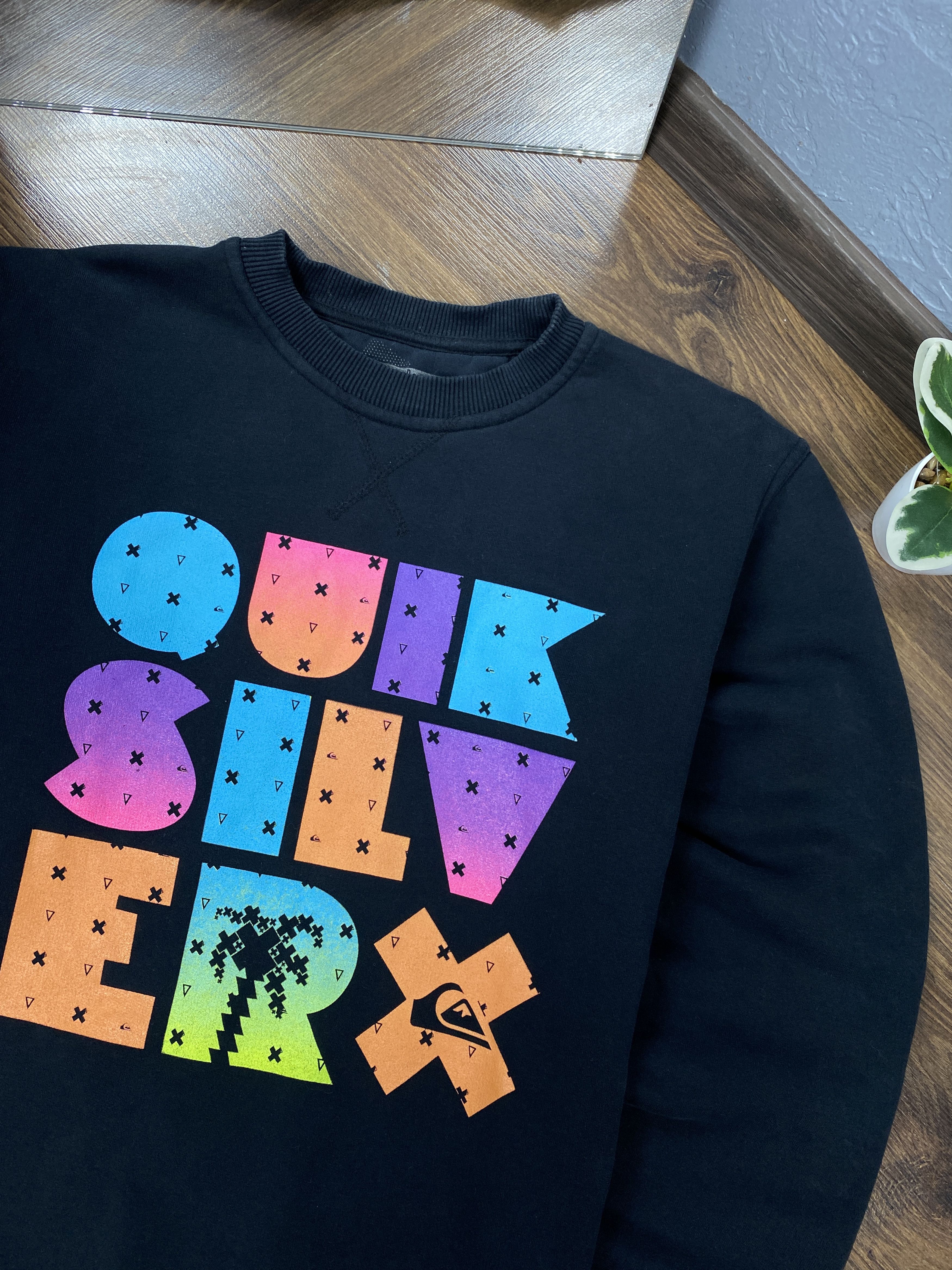 Quiksilver × Vintage Quiksilver vintage big logo sweatshirt Size US M / EU 48-50 / 2 - 2 Thumbnail