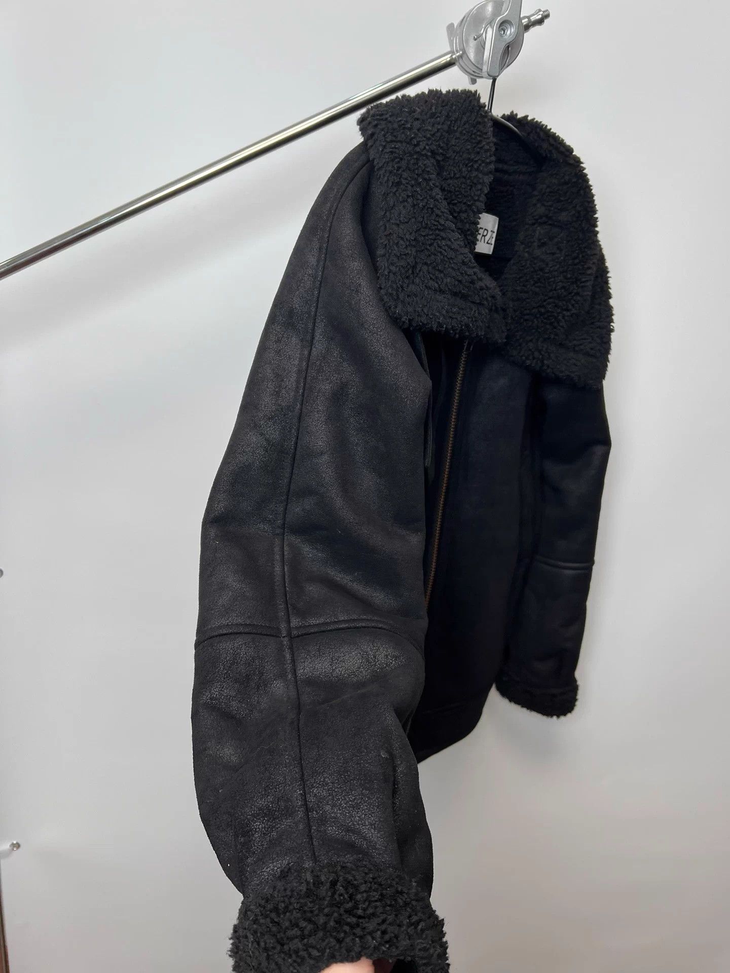 Other PERVERZE Stand Collar Suede Polar Fleece Cotton Jacket Size US L / EU 52-54 / 3 - 6 Thumbnail