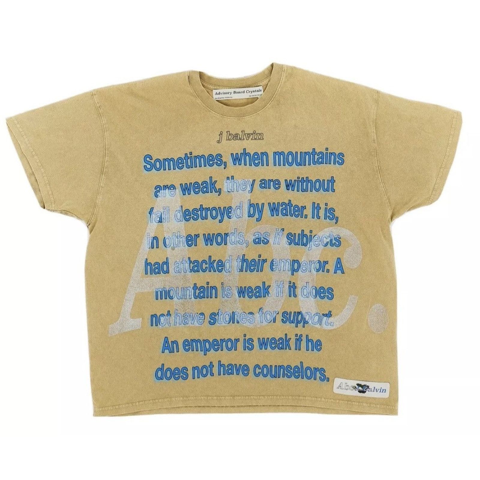 J Balvin x ABC Advisory Board Crystals Mountains T Small