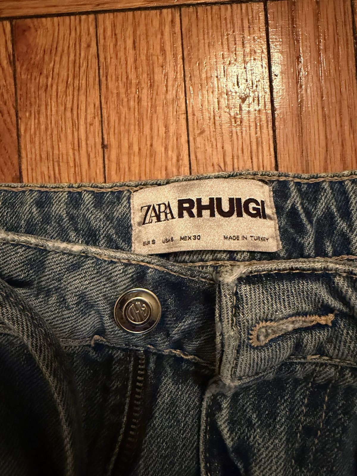 Rhude × Zara Baggy Flare Denim Size US 28 / EU 44 - 2 Thumbnail