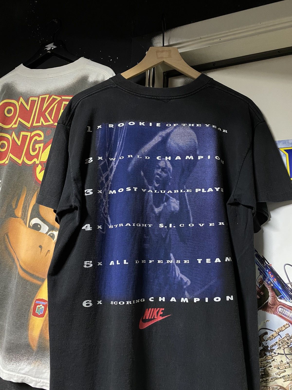 Nike × Vintage Vintage 90’s Michael Jordan Nike T-Shirt Adult Size Large Size US L / EU 52-54 / 3 - 1 Thumbnail