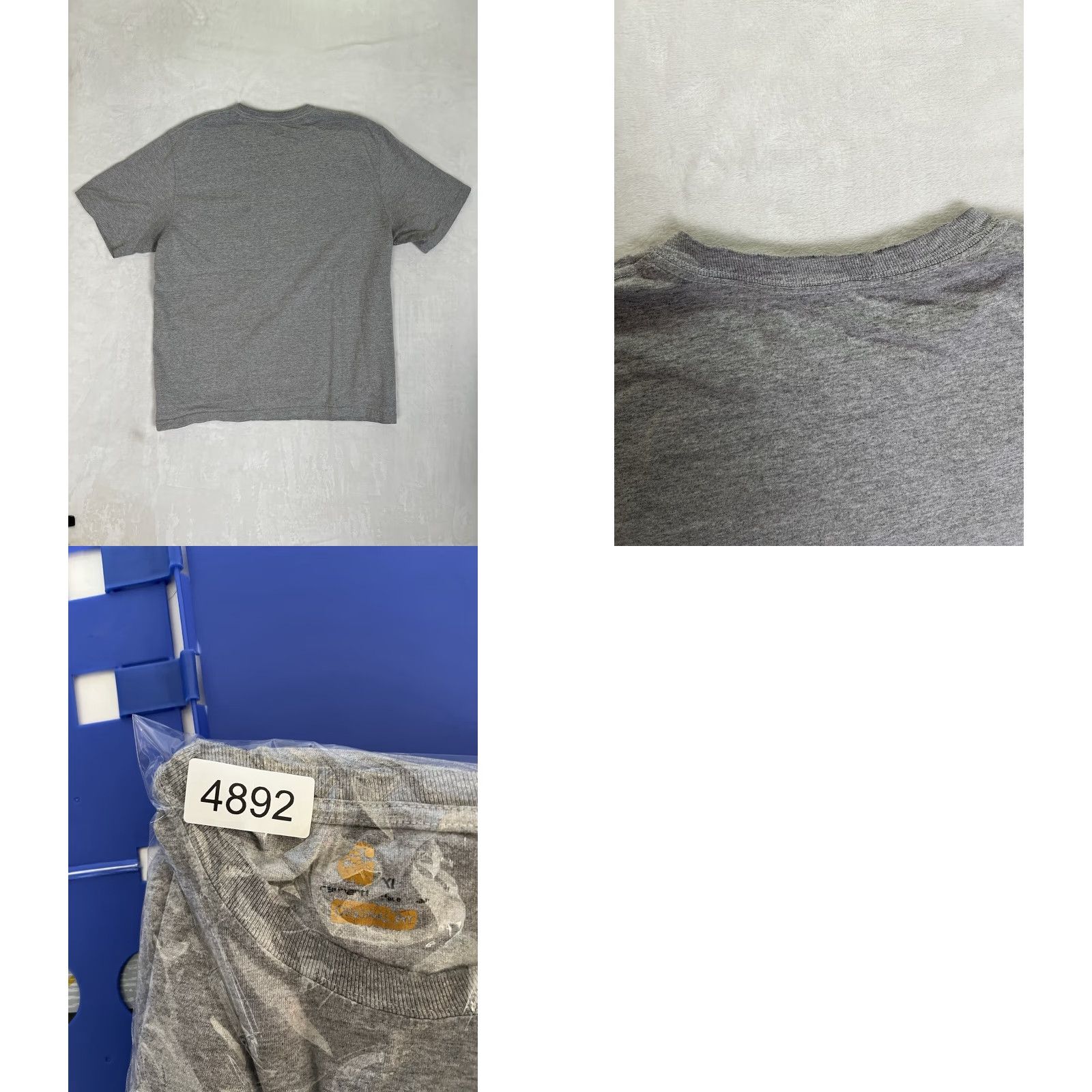 Carhartt VINTAGE Carhartt Gray Pocket Tee T-Shirt XL Work Wear Mens Shirt 90s Grunge K87 Size US XL / EU 56 / 4 - 8 Thumbnail