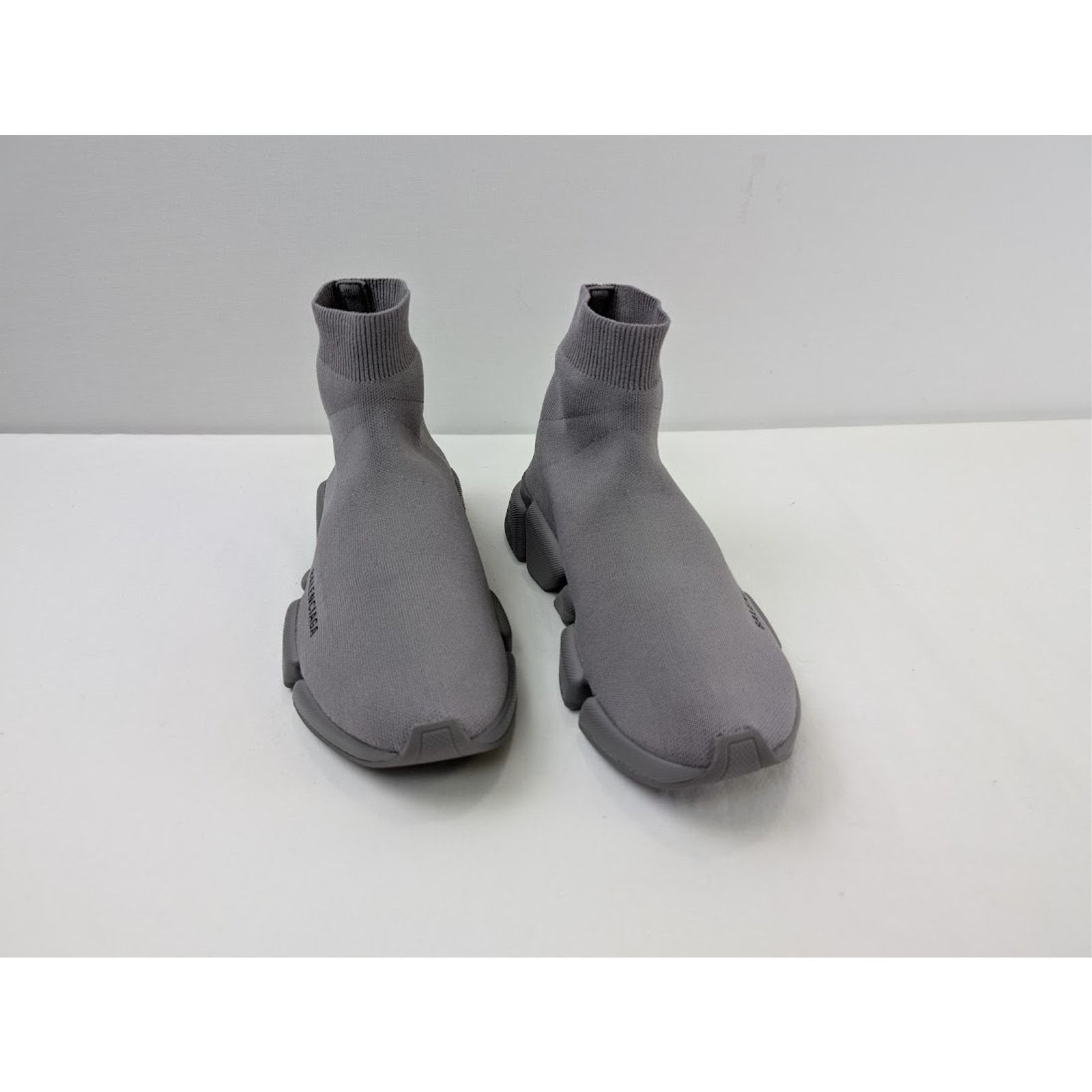 Balenciaga o1rshd1 Speed 2.0 Graffiti New Re Cycled Sneakers Dark Grey Size US 10 / EU 43 - 5 Thumbnail