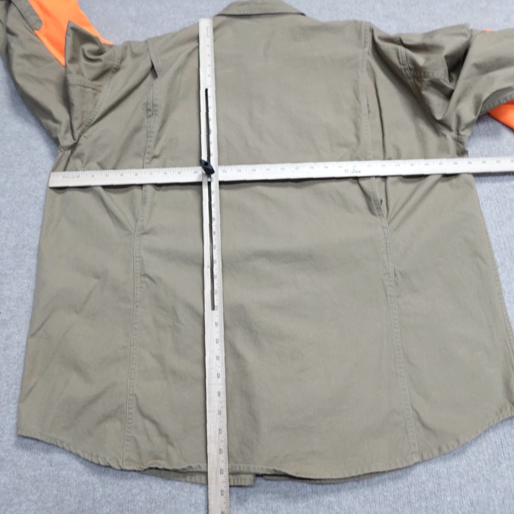 Orvis Orvis Shirt 2XL Beige Canvas Hunting Button-Up Long Sleeve 100% Cotton Regular Men Button-Down Collar Size US XXL / EU 58 / 5 - 6 Thumbnail