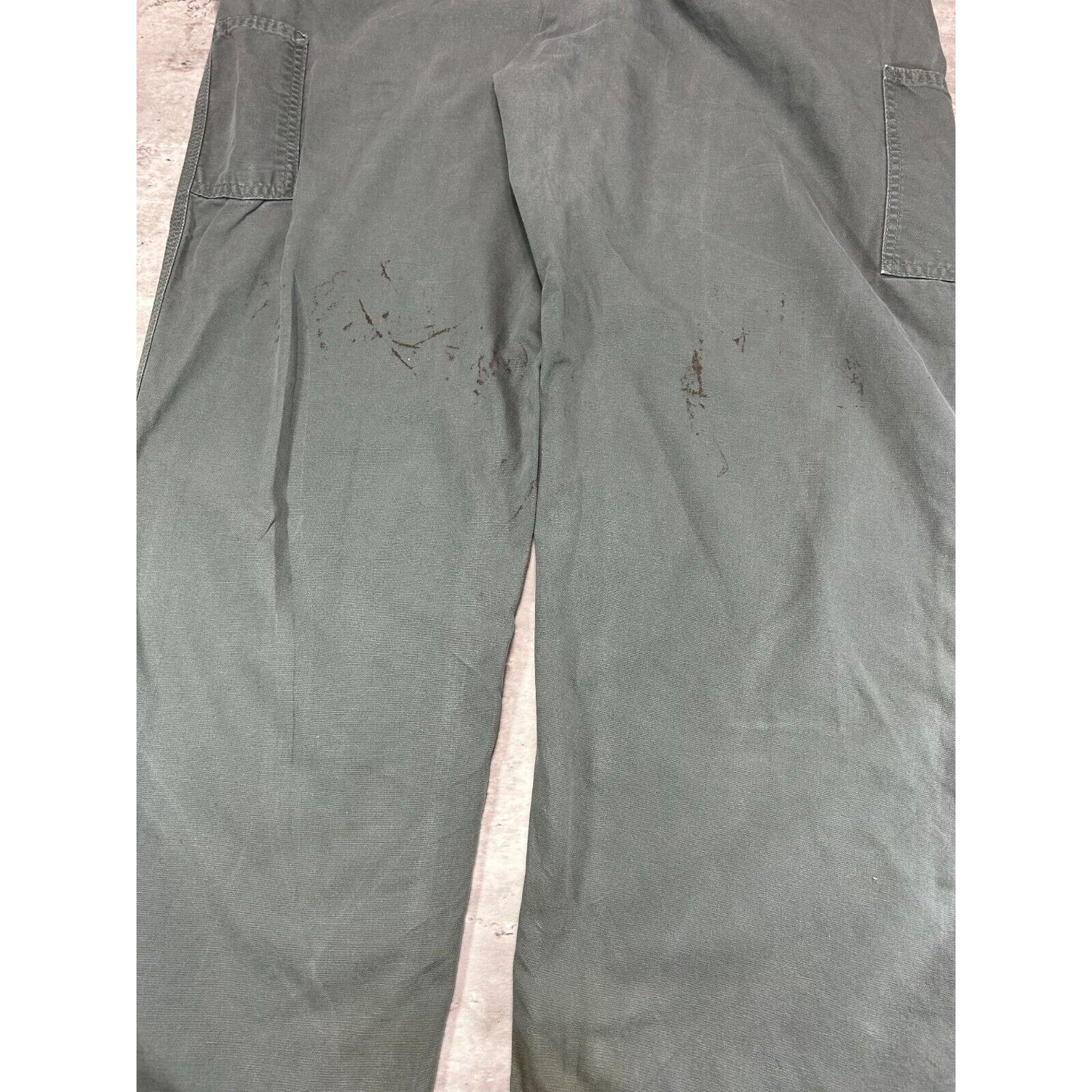 Carhartt Carhartt Dungaree Fit Canvas Workwear Carpenter Pants Sz 39 Size US 39 - 8 Thumbnail