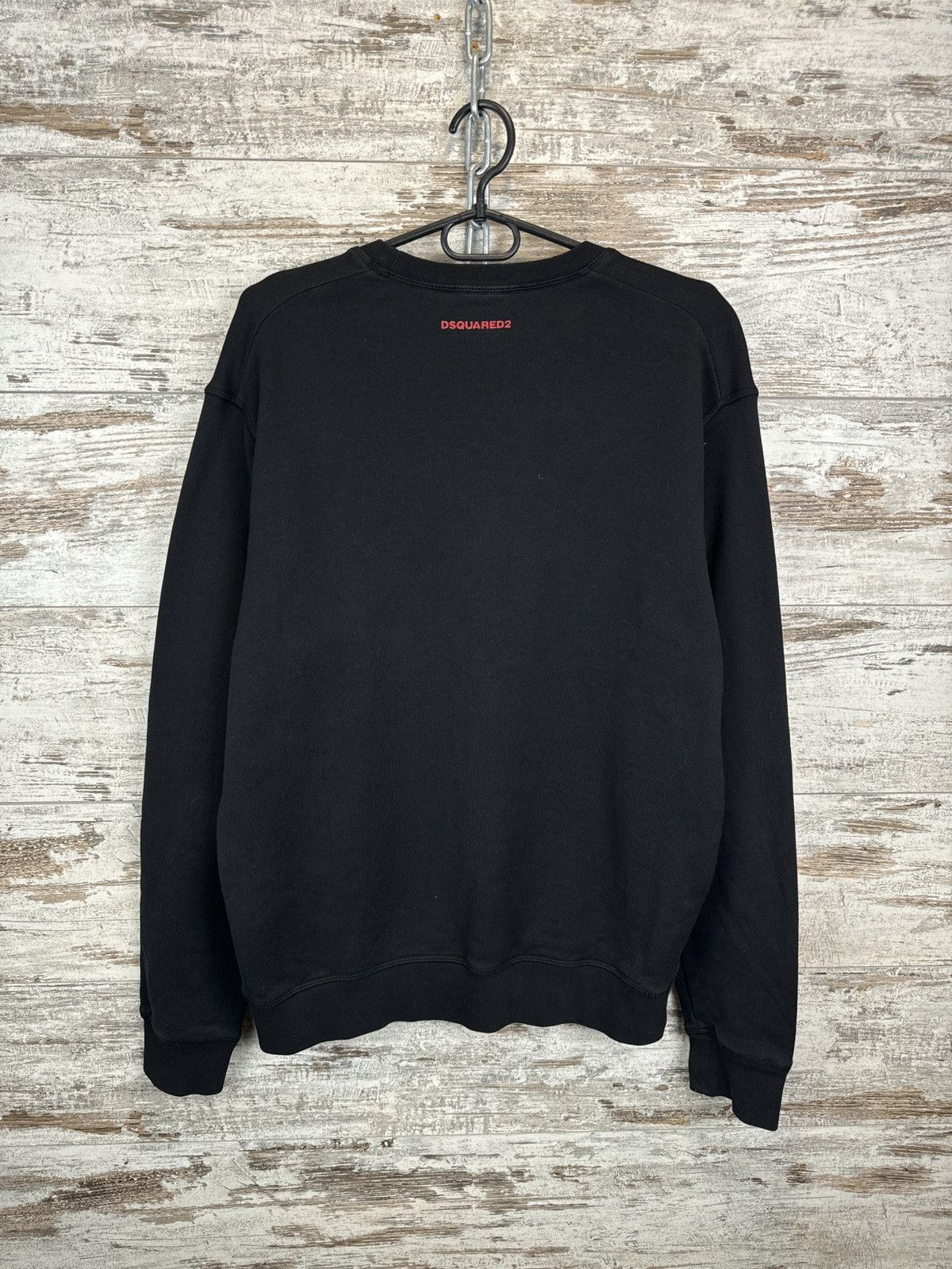 Dsquared2 Mens Dsquared2 sweatshirt luxury black size L pullover Size US L / EU 52-54 / 3 - 12 Thumbnail