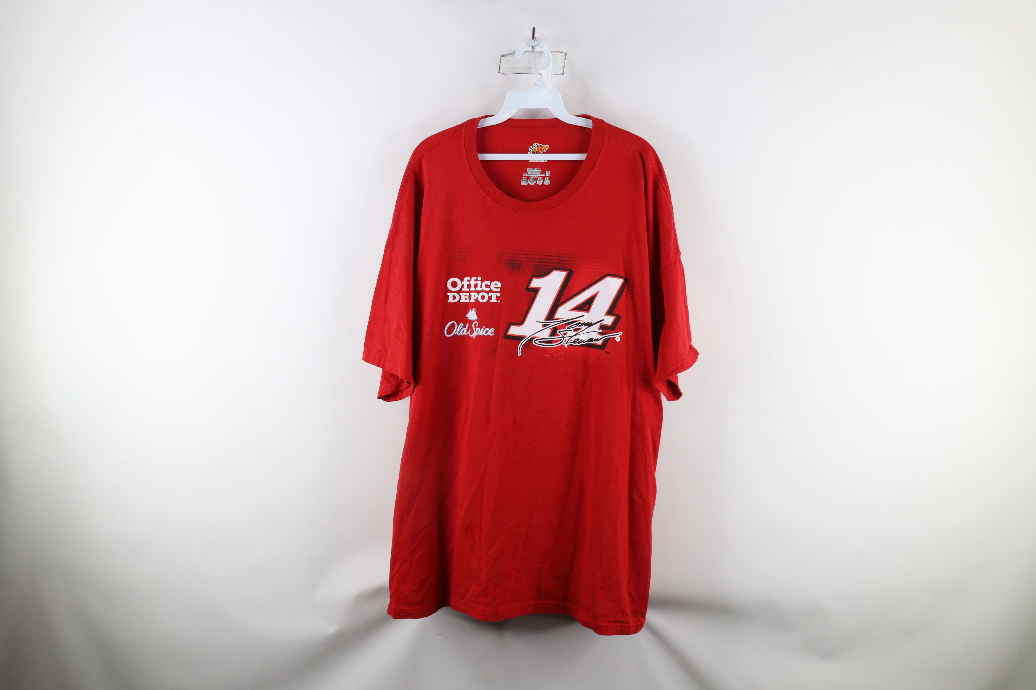 Vintage Vintage Y2K NASCAR Old Spice Tony Stewart Racing T-Shirt Size US XXL / EU 58 / 5 - 1 Thumbnail