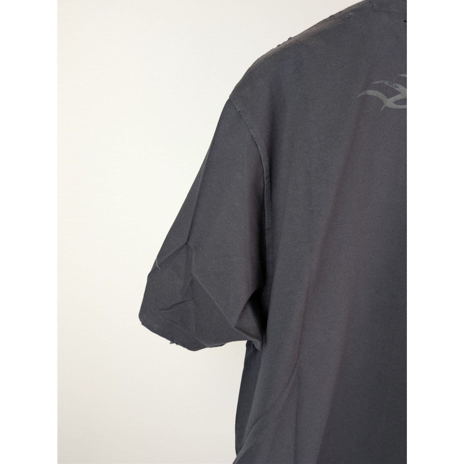 Balenciaga o1rshd1 Medium Fit T-Shirt in Washed Black / Anthracite Size US M / EU 48-50 / 2 - 14 Thumbnail