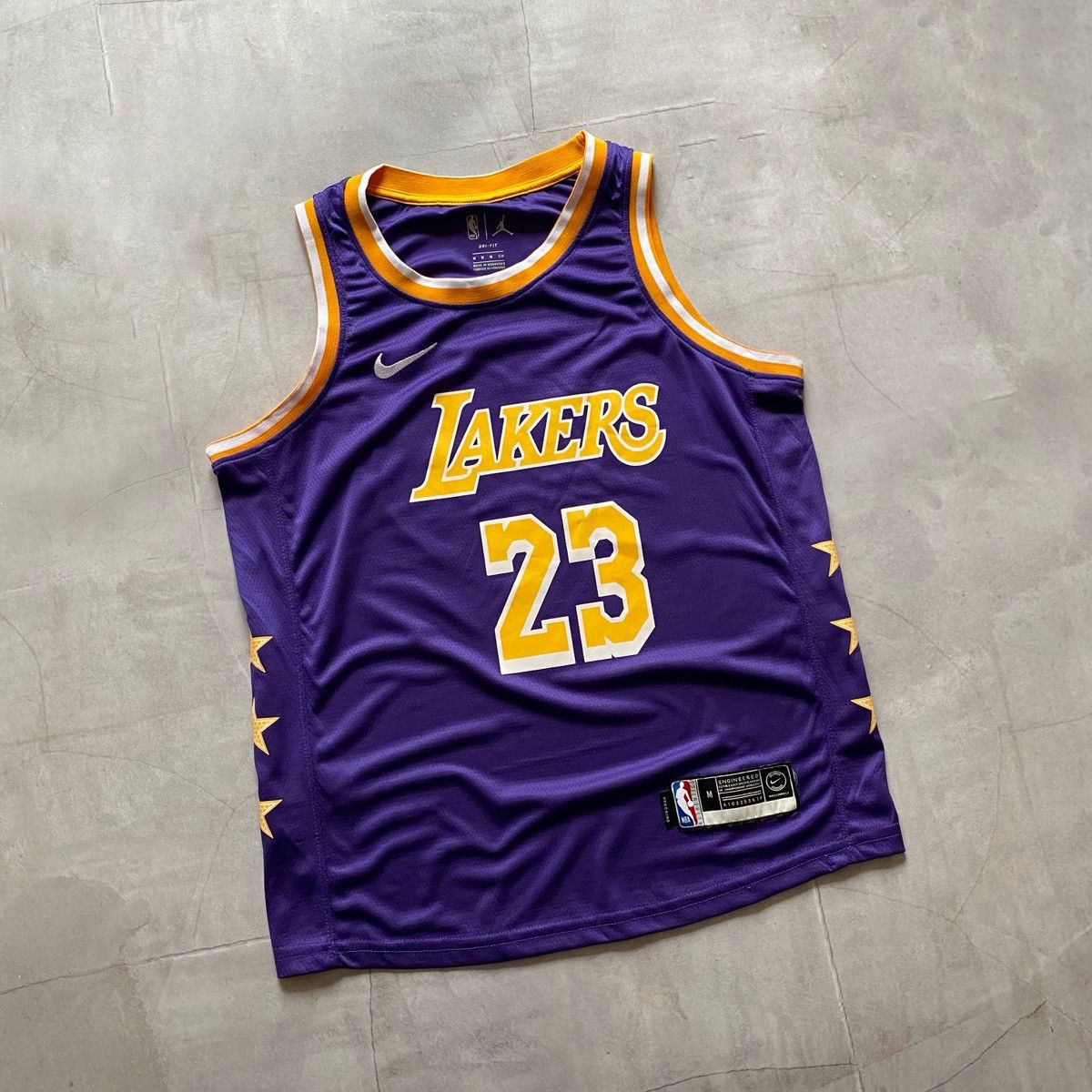 NBA × Nike × Vintage Nike NBA Los Angeles Lakers All Star LeBron James 23 Jersey Size US M / EU 48-50 / 2 - 1 Thumbnail