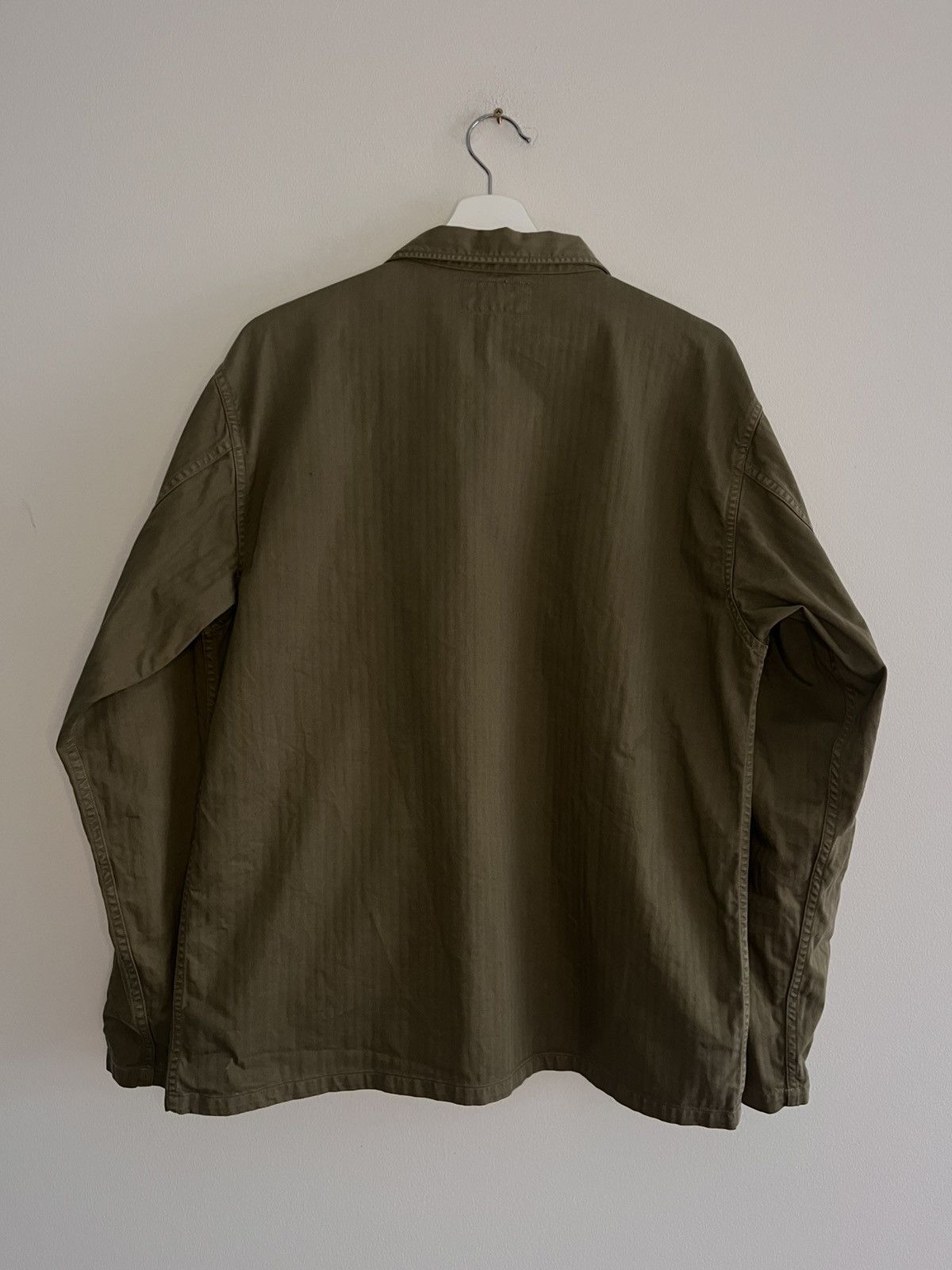 RRL Ralph Lauren RRL - Curtis Herringbone Twill Military Jacket Size US M / EU 48-50 / 2 - 3 Thumbnail