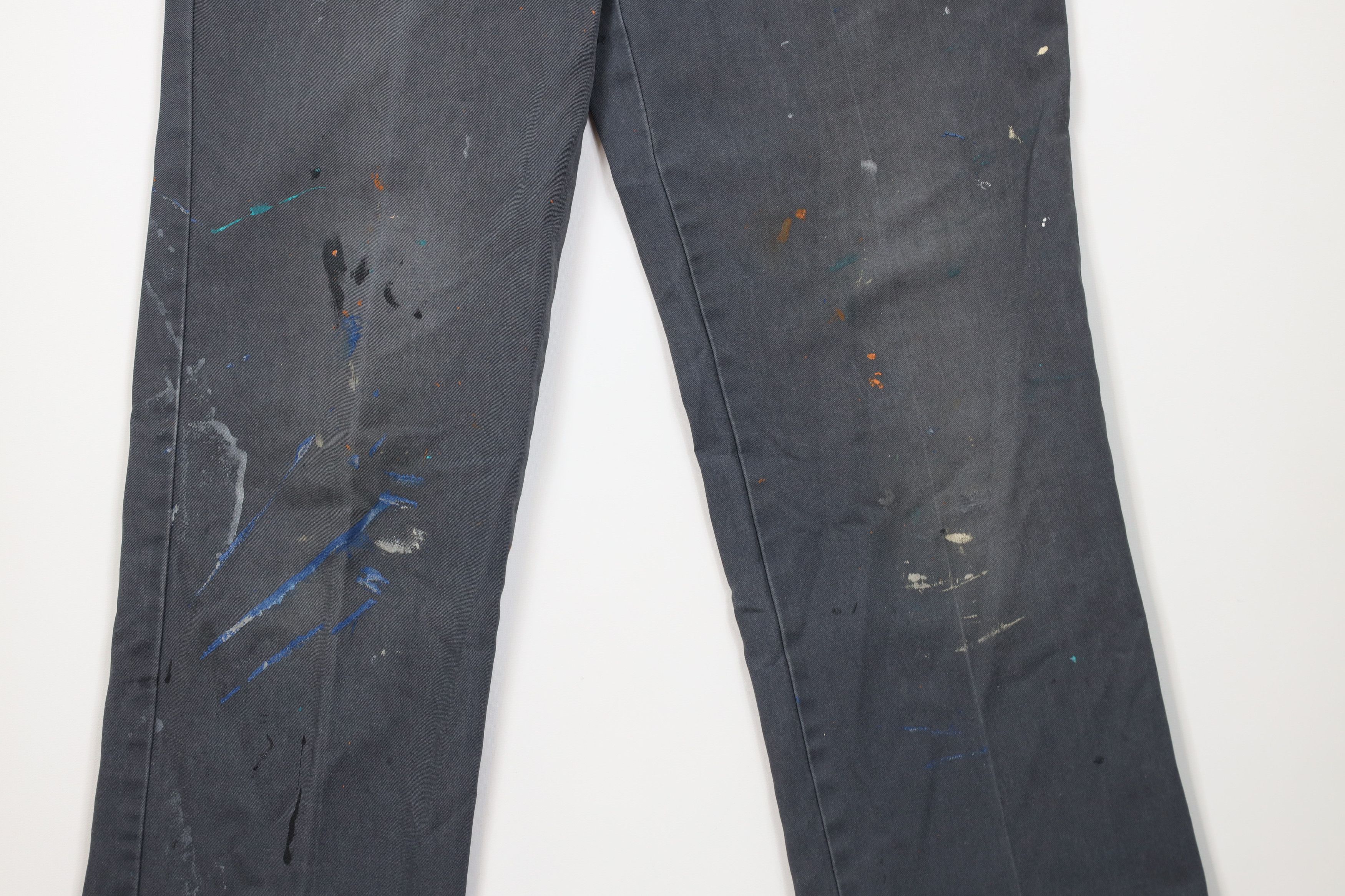 Vintage Vintage 90s Streetwear Workwear Mechanic Chino Pants Gray Size US 32 / EU 48 - 3 Thumbnail