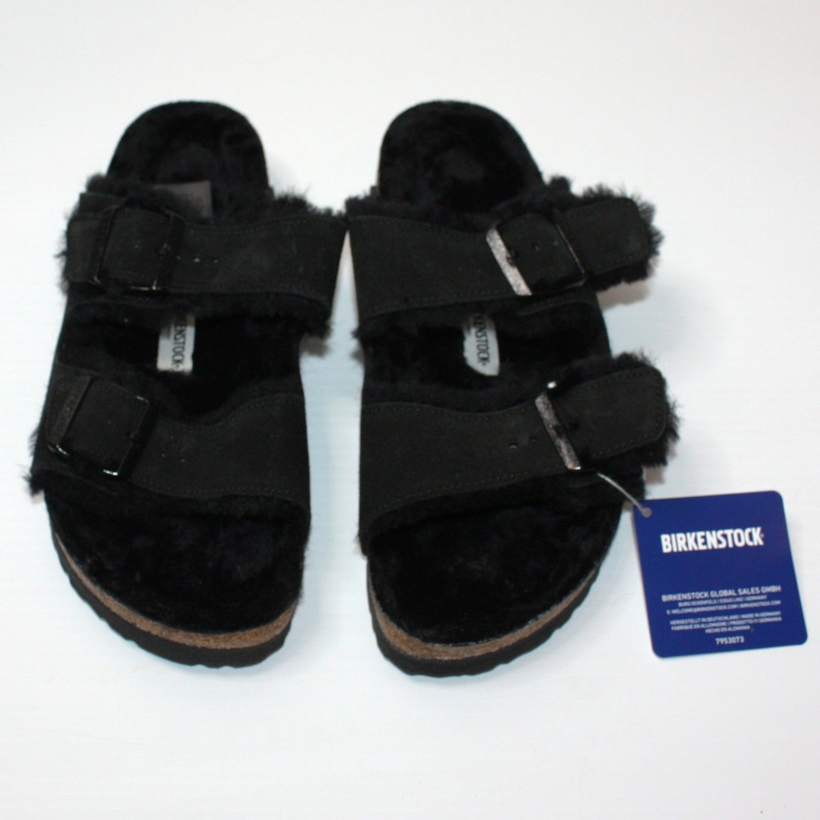 Birkenstock Arizona Genuine Shearling Lined Slide in US 9 MSRP $160 NEW Size US 10 / IT 40 - 6 Thumbnail