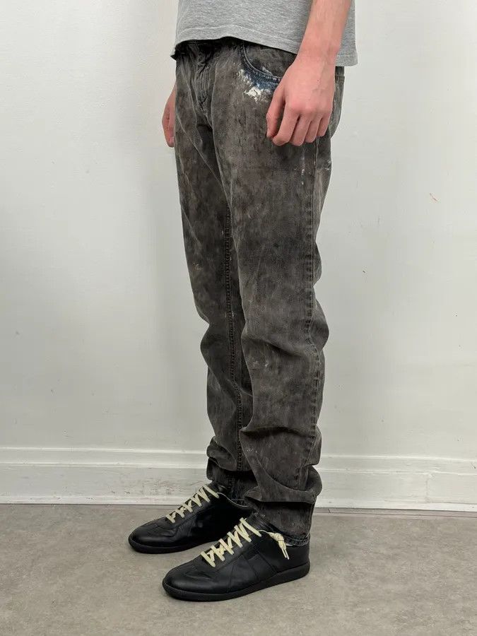 Dolce & Gabbana 2010s Dolce & Gabbana Grey Smoked Hybrid Denim Jeans Size US 32 / EU 48 - 3 Thumbnail