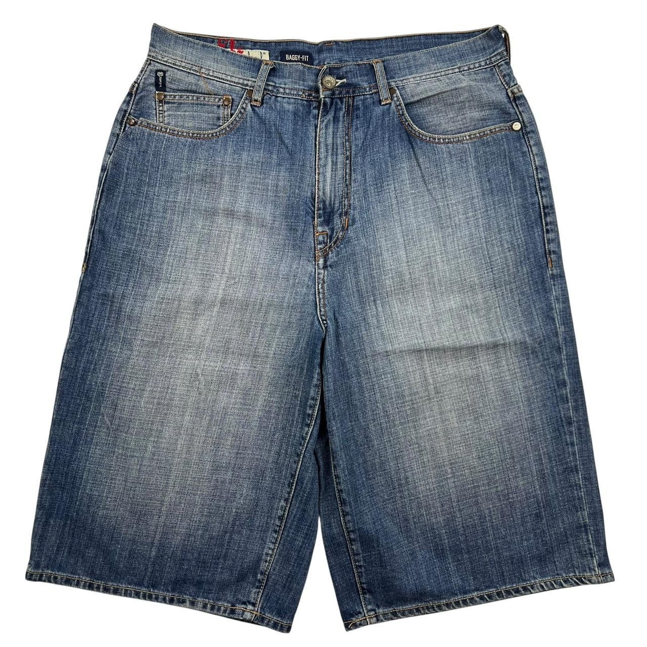 Ecko Unltd. Vintage Ecko Unltd Embroidered Denim Shorts / Jorts Waist 36 Size US 36 / EU 52 - 2 Thumbnail