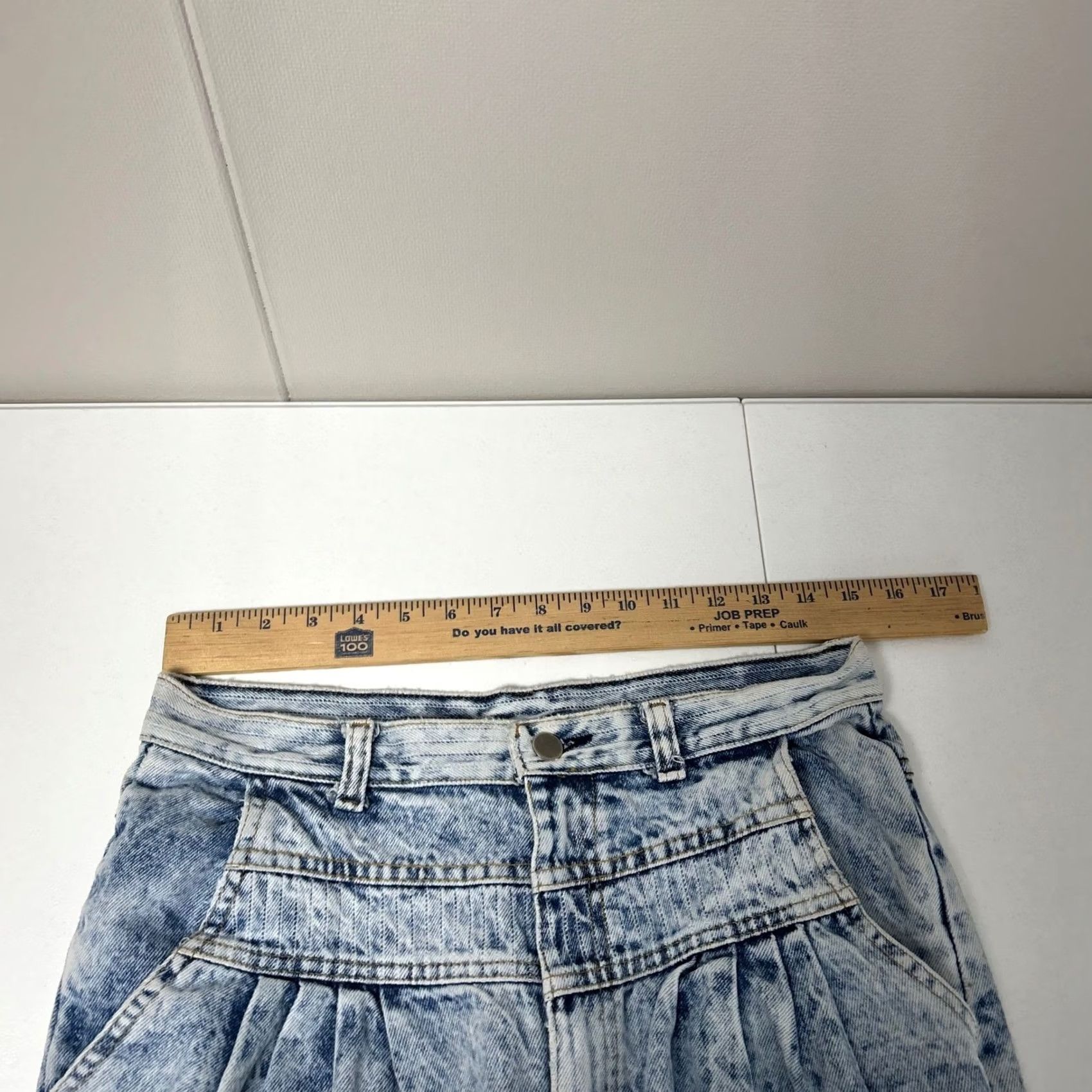Vintage Congo Trader Jeans Womens 14W Blue Vintage 80s High Rise Tapered Acid Wash Size 36" / US 14 / IT 50 - 7 Thumbnail