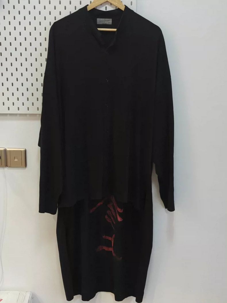 Yohji Yamamoto Yohji Yamamoto 19SS Blood Ginseng Front Short Back Long Ele Size US L / EU 52-54 / 3 - 2 Thumbnail