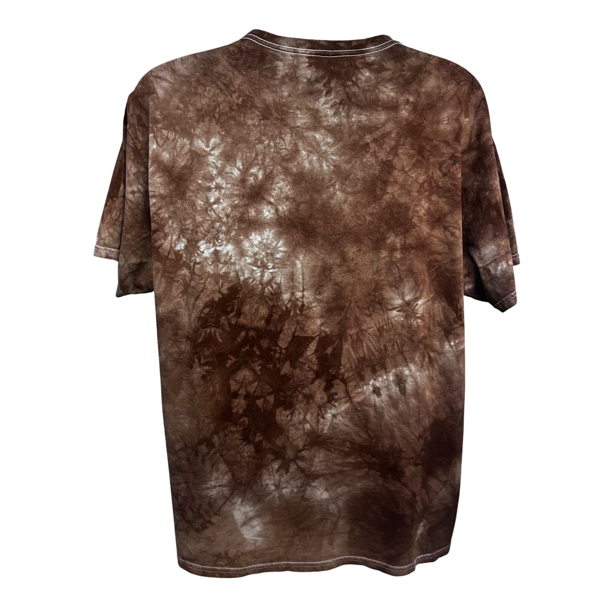 The Mountain The Mountain 3D Mens Eagle Brown Tie Dye Graphic T-Shirt XL Size US XL / EU 56 / 4 - 2 Thumbnail