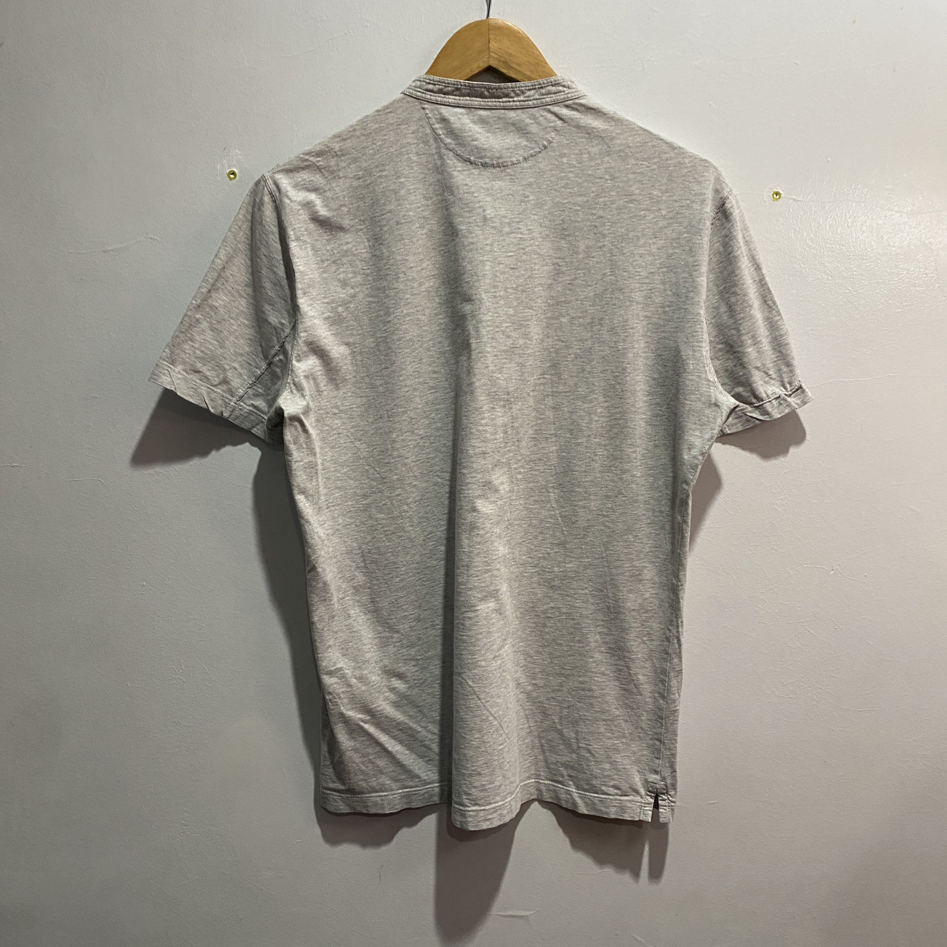 Brunello Cucinelli Brunello Cucinelli Grey Henley Collar Shirt M Size US M / EU 48-50 / 2 - 10 Thumbnail