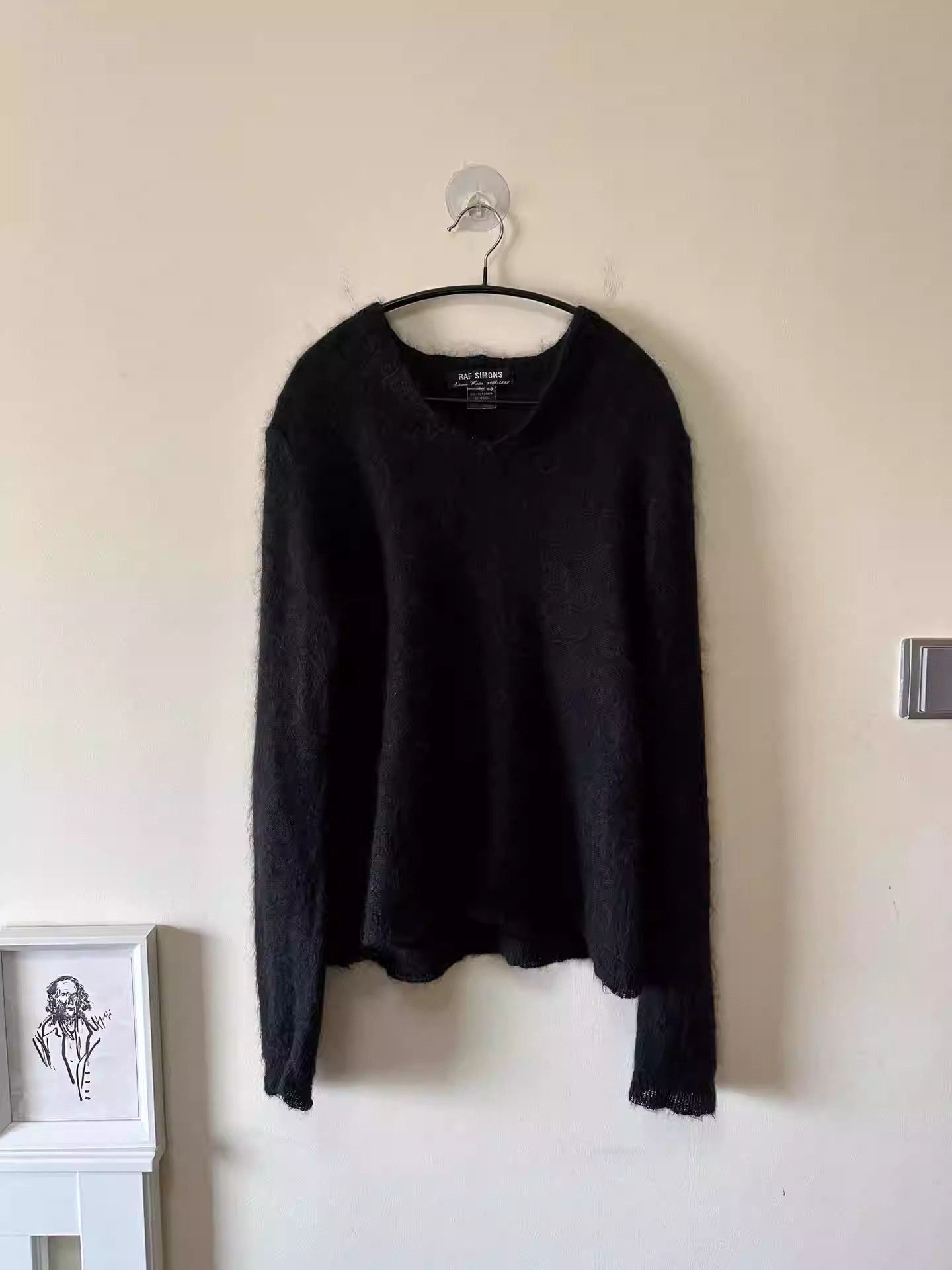 Raf Simons Raf Simons 1998-1999AW mohair knit archive-2505 Size US M / EU 48-50 / 2 - 1 Thumbnail