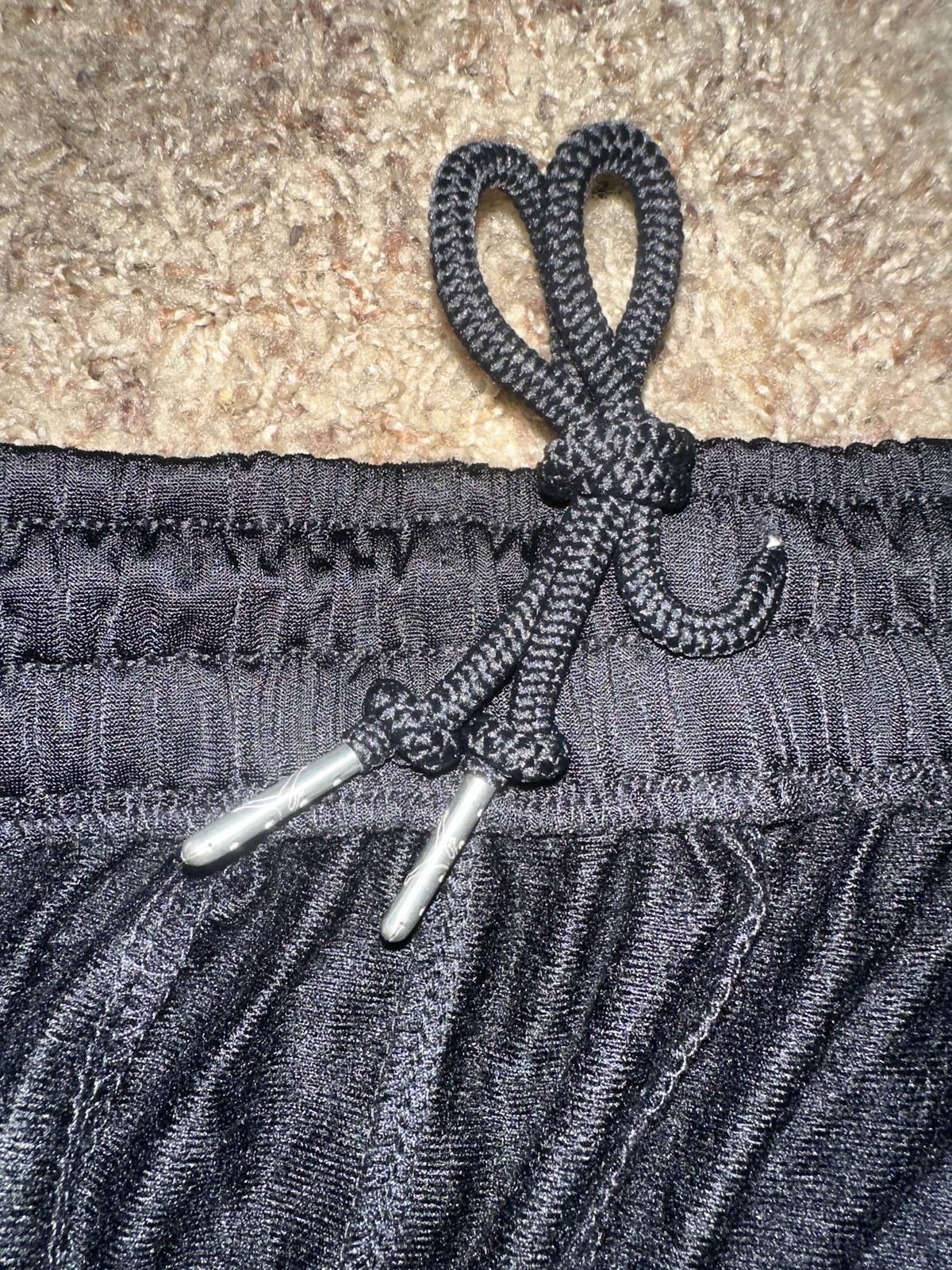 Designer VINTAGE Jordan Polyester Black/White Warm Up Track Pants Sample 2008 Size US 34 / EU 50 - 11 Thumbnail
