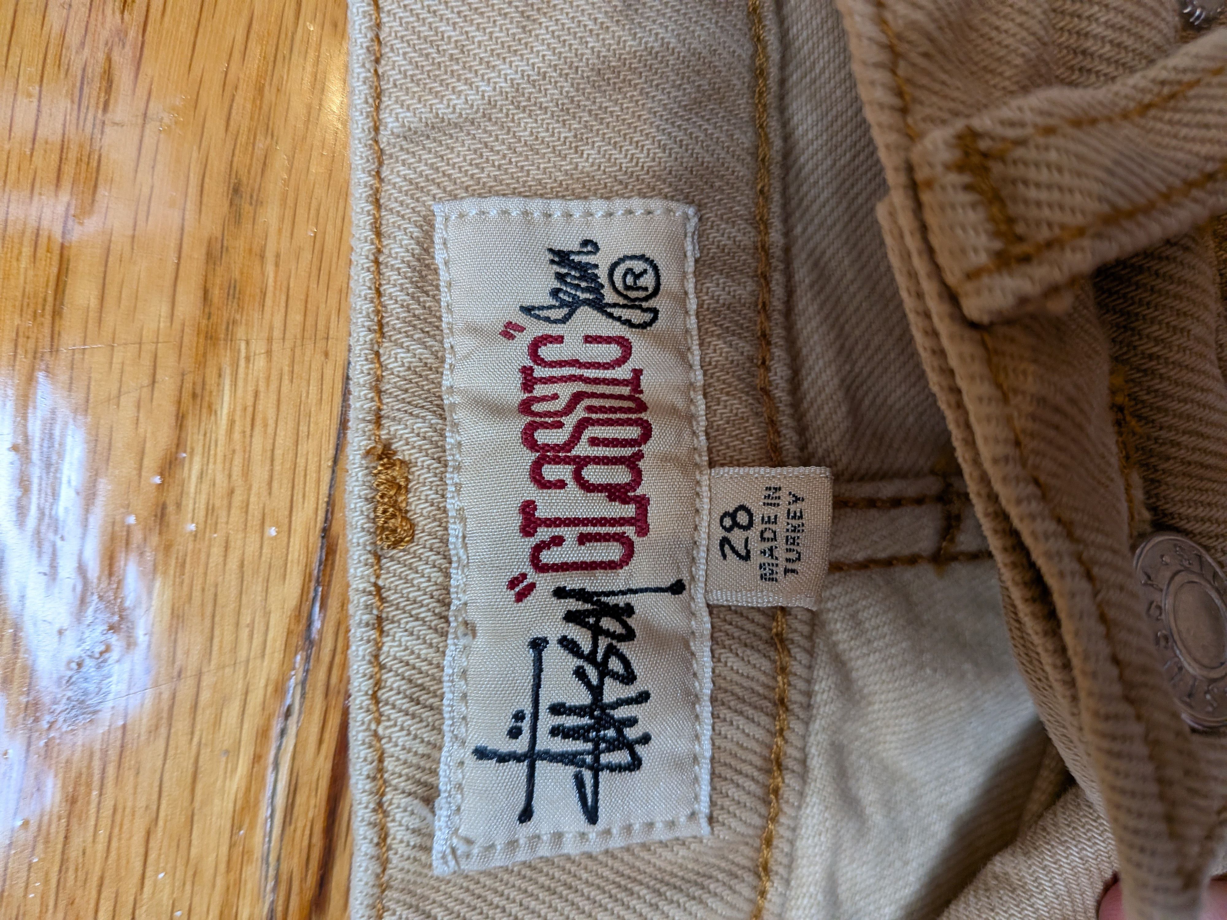 Stussy Stussy classic denim jeans "sand". Size US 28 / EU 44 - 3 Thumbnail