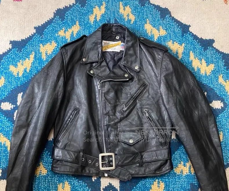 Schott Schott 618 locomotive leather jacket Size US L / EU 52-54 / 3 - 1 Thumbnail