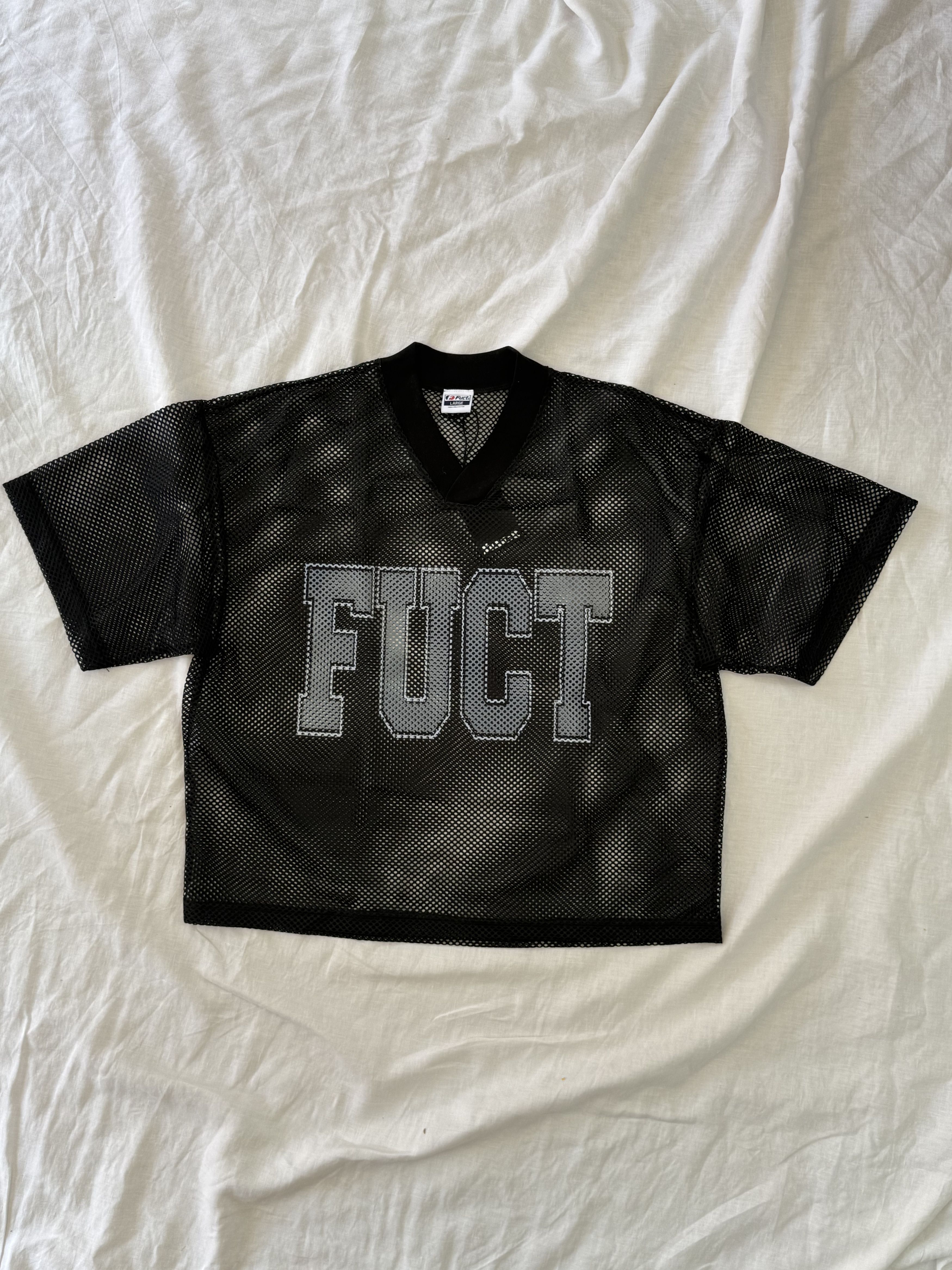 FUCT FUCT Cropped Mesh Football Jersey Size US L / EU 52-54 / 3 - 1 Thumbnail